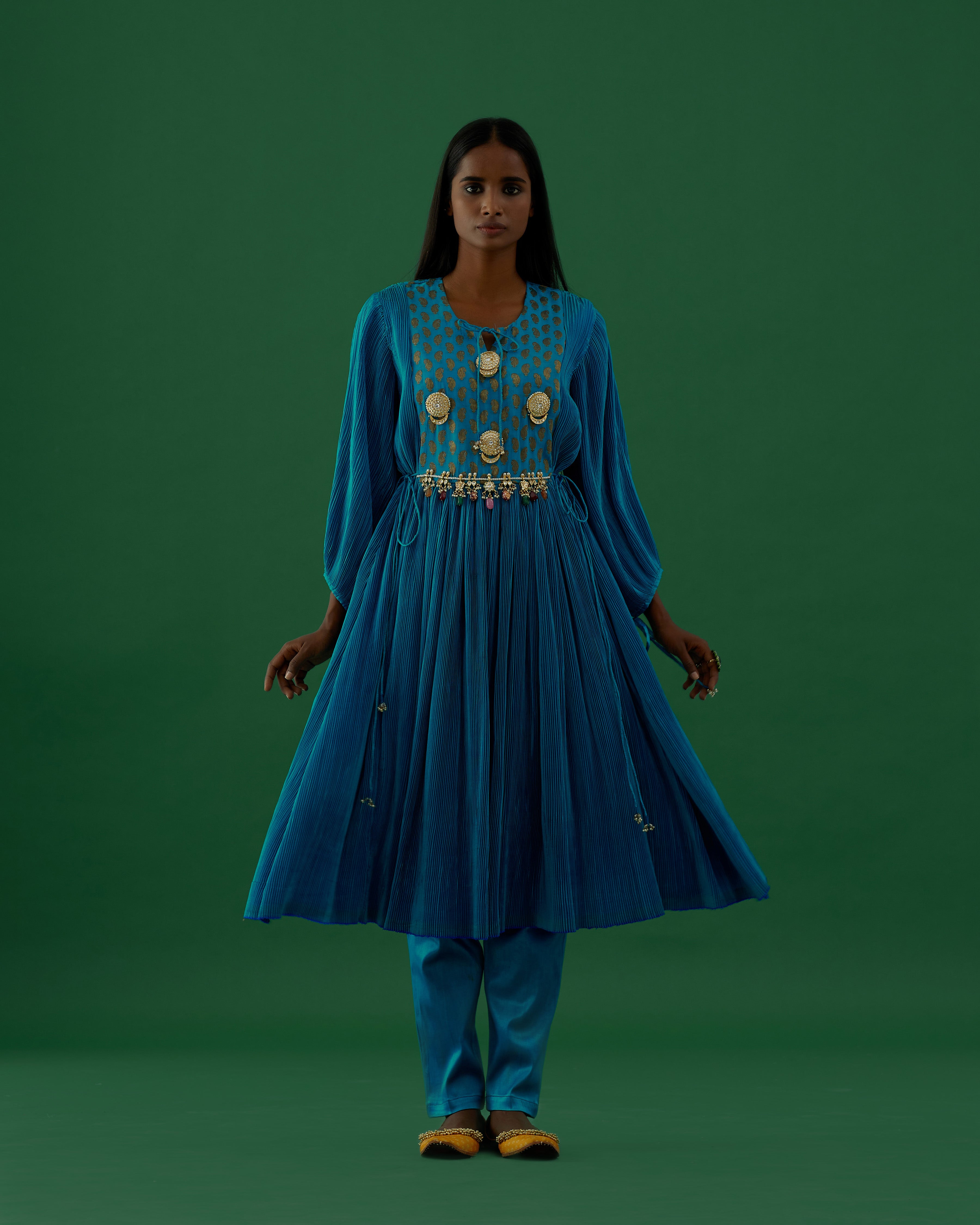 Trishika - Turqouise Tunic - 5elements