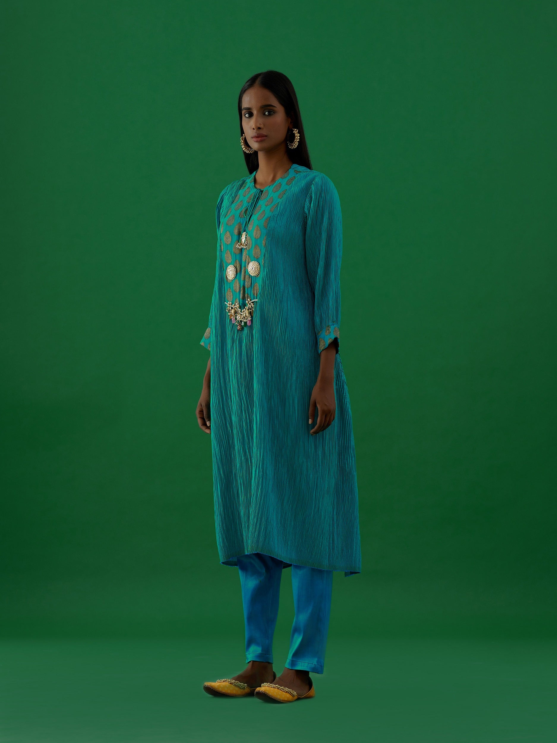 Ditya Turquoise (Kurta Set)