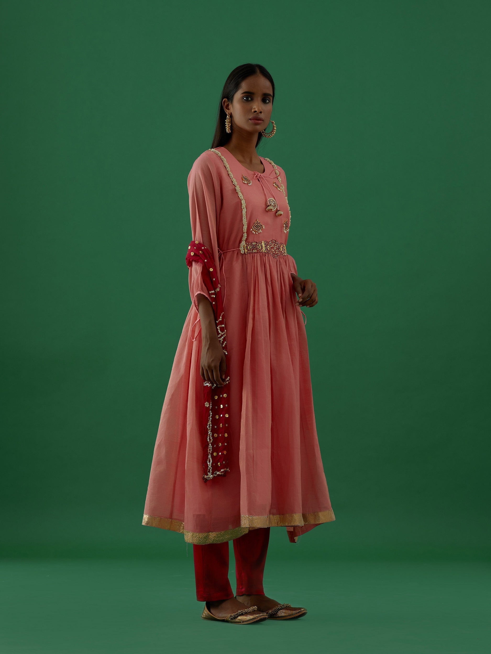 Rutvi Pink (Kurta Set)