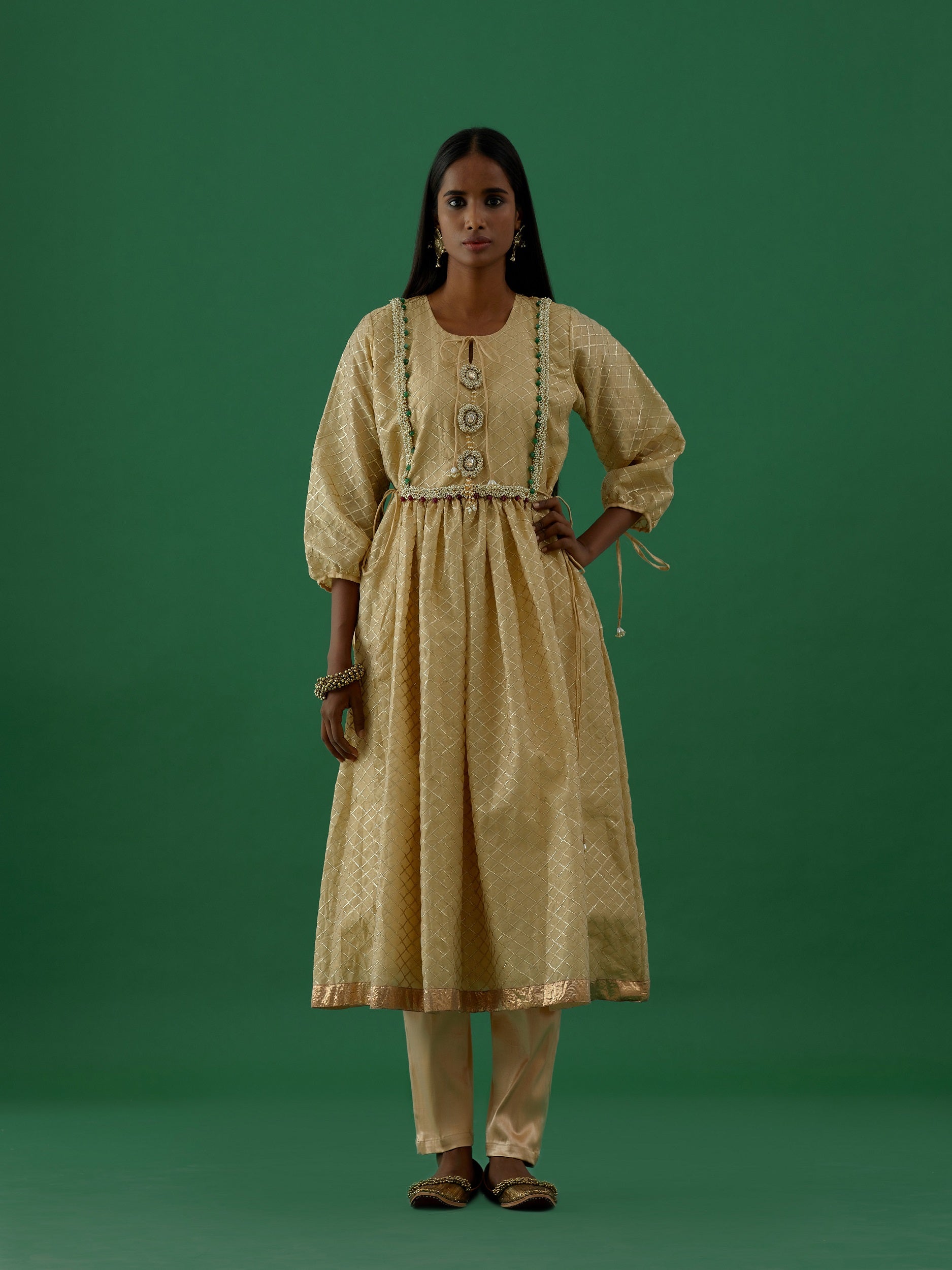 Jalen Gold (Kurta Set)