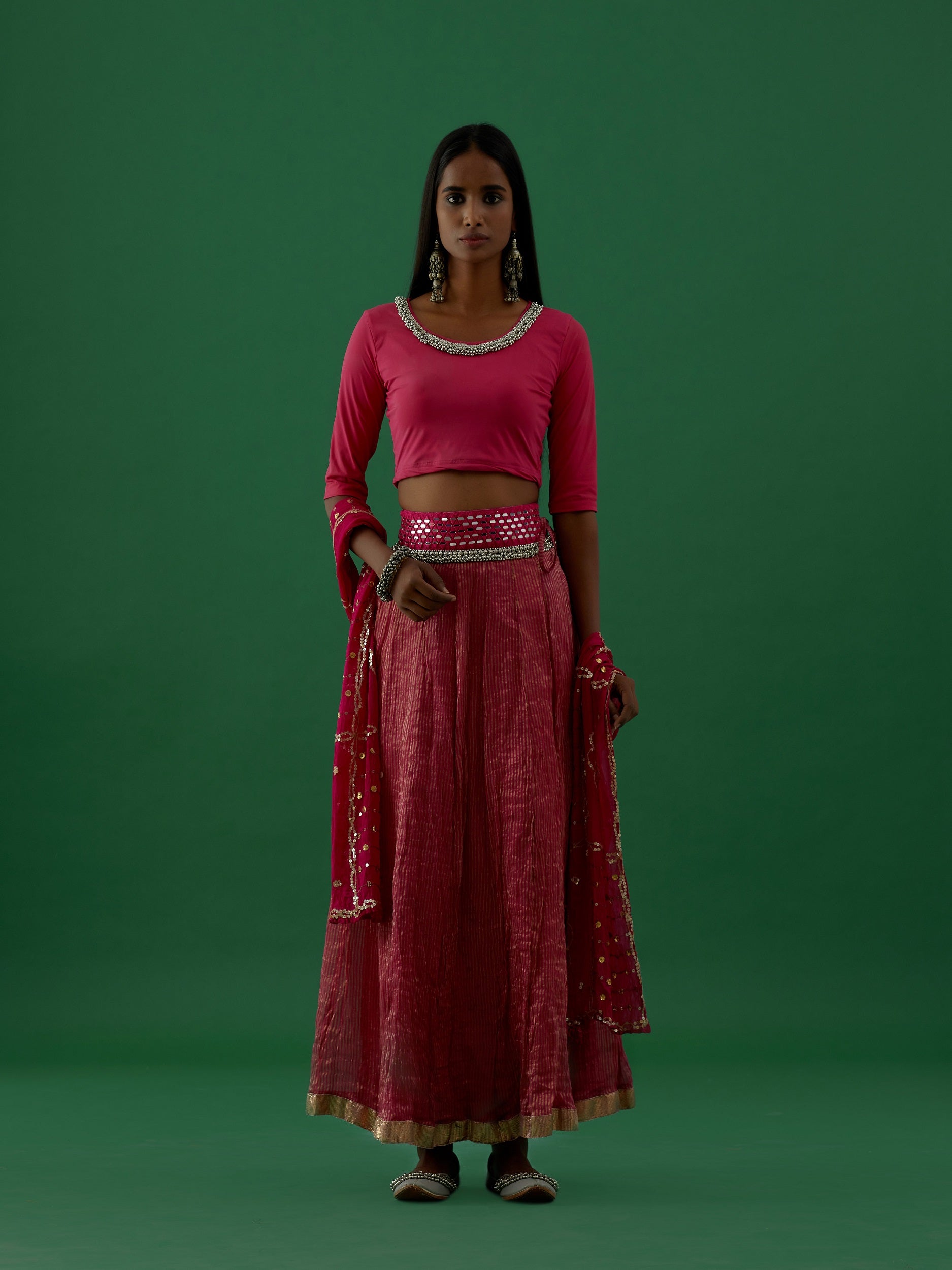 Zohrab Pink (Lehenga) Set