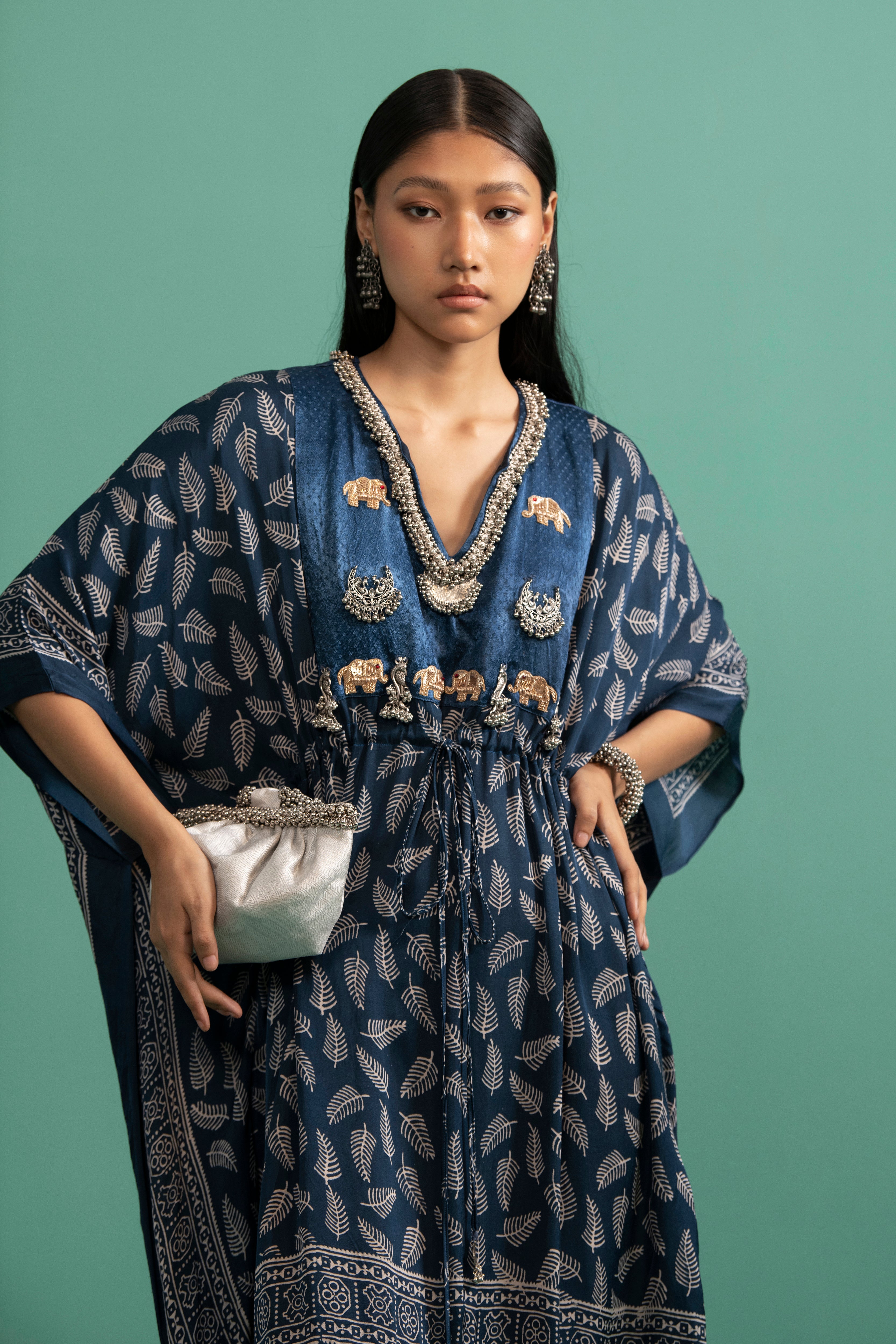 Tejaswani - Blue (kaftan) - 5elements