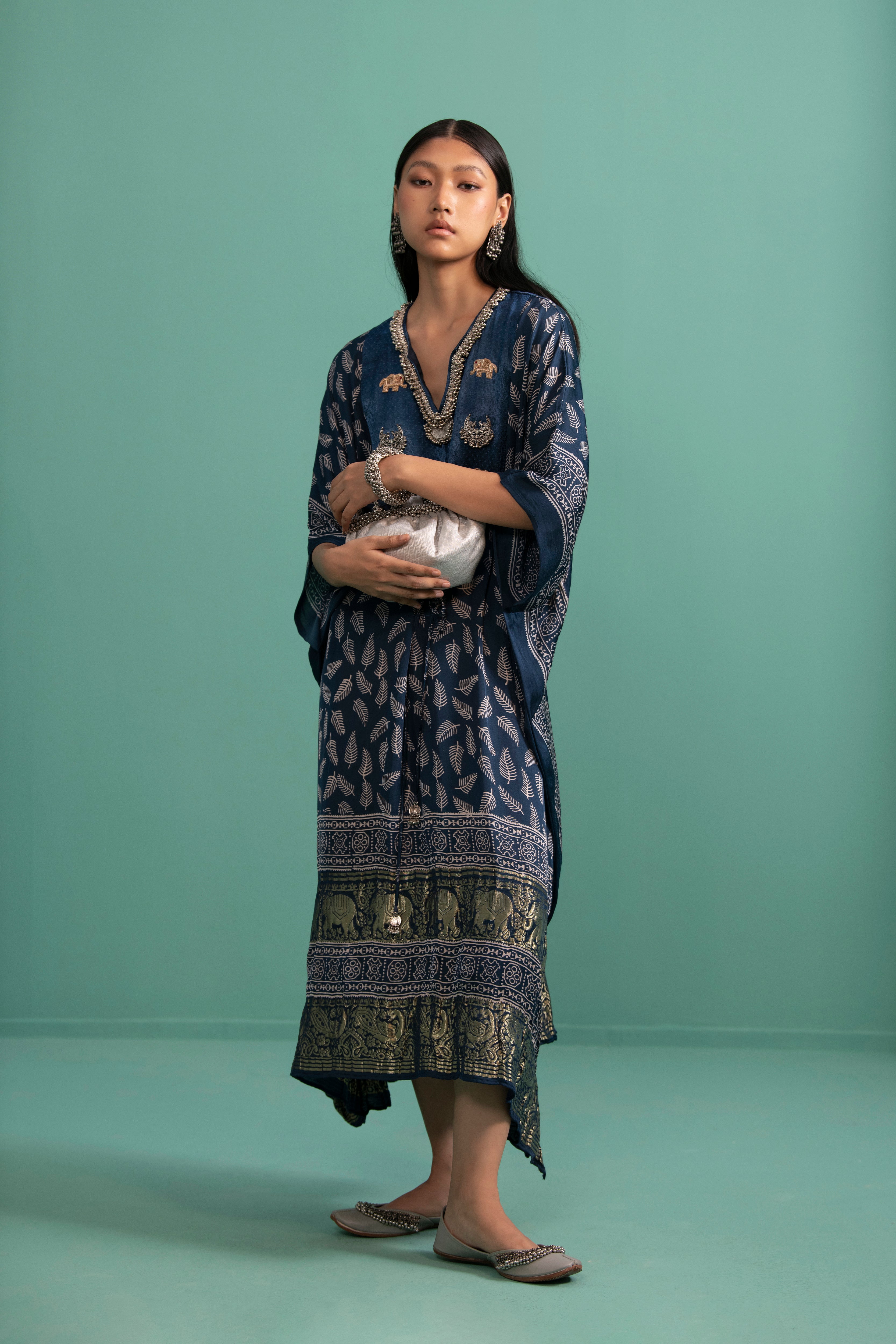 Tejaswani - Blue (kaftan) - 5elements