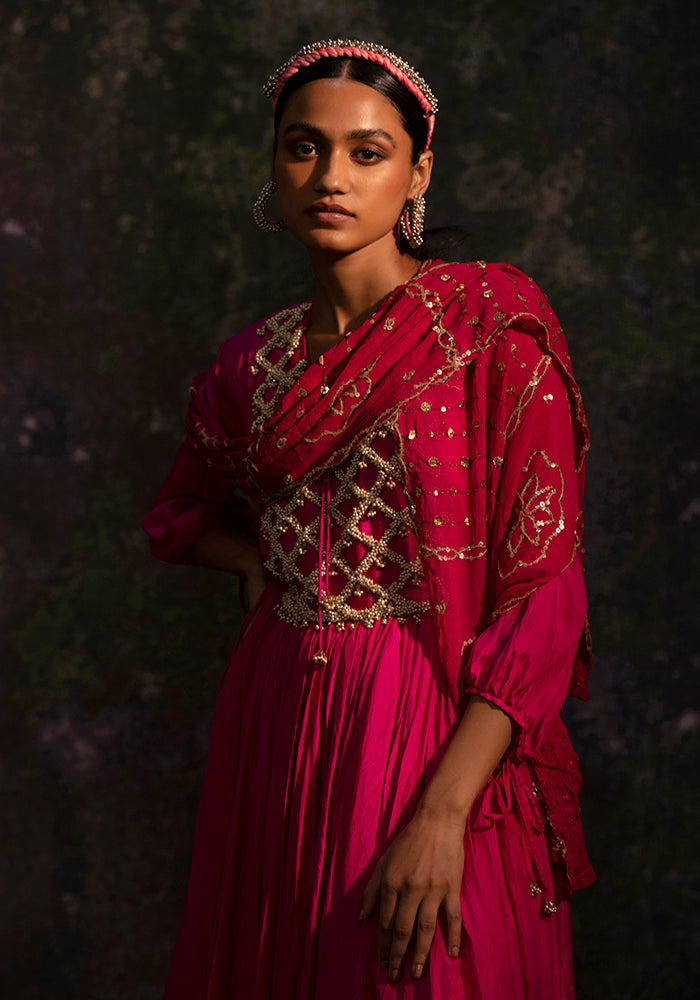 Somya - Pink kurta Set - 5elements