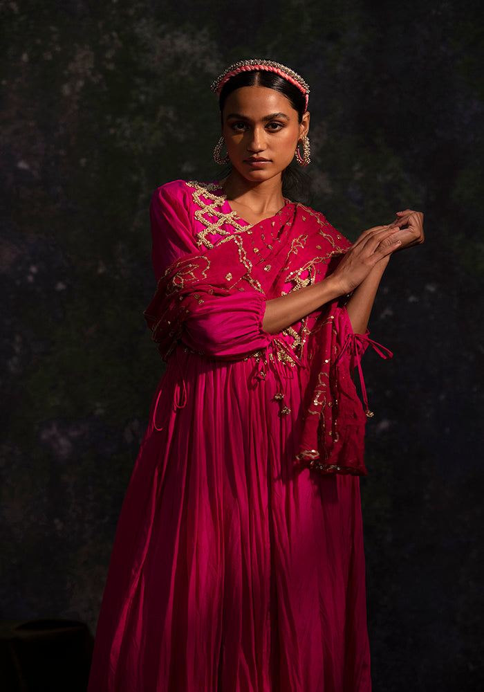 Somya - Pink kurta Set - 5elements