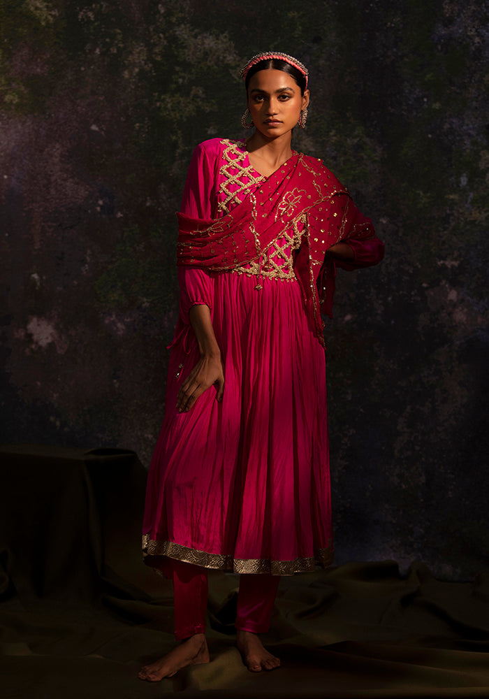 Somya - Pink kurta Set - 5elements