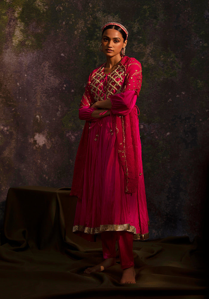 Somya - Pink kurta Set - 5elements