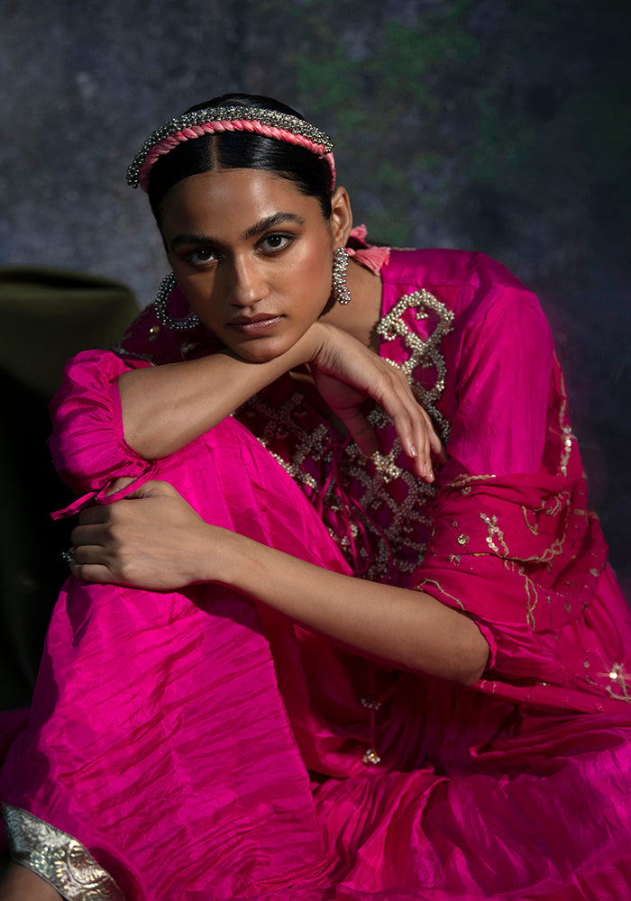 Somya - Pink kurta Set - 5elements