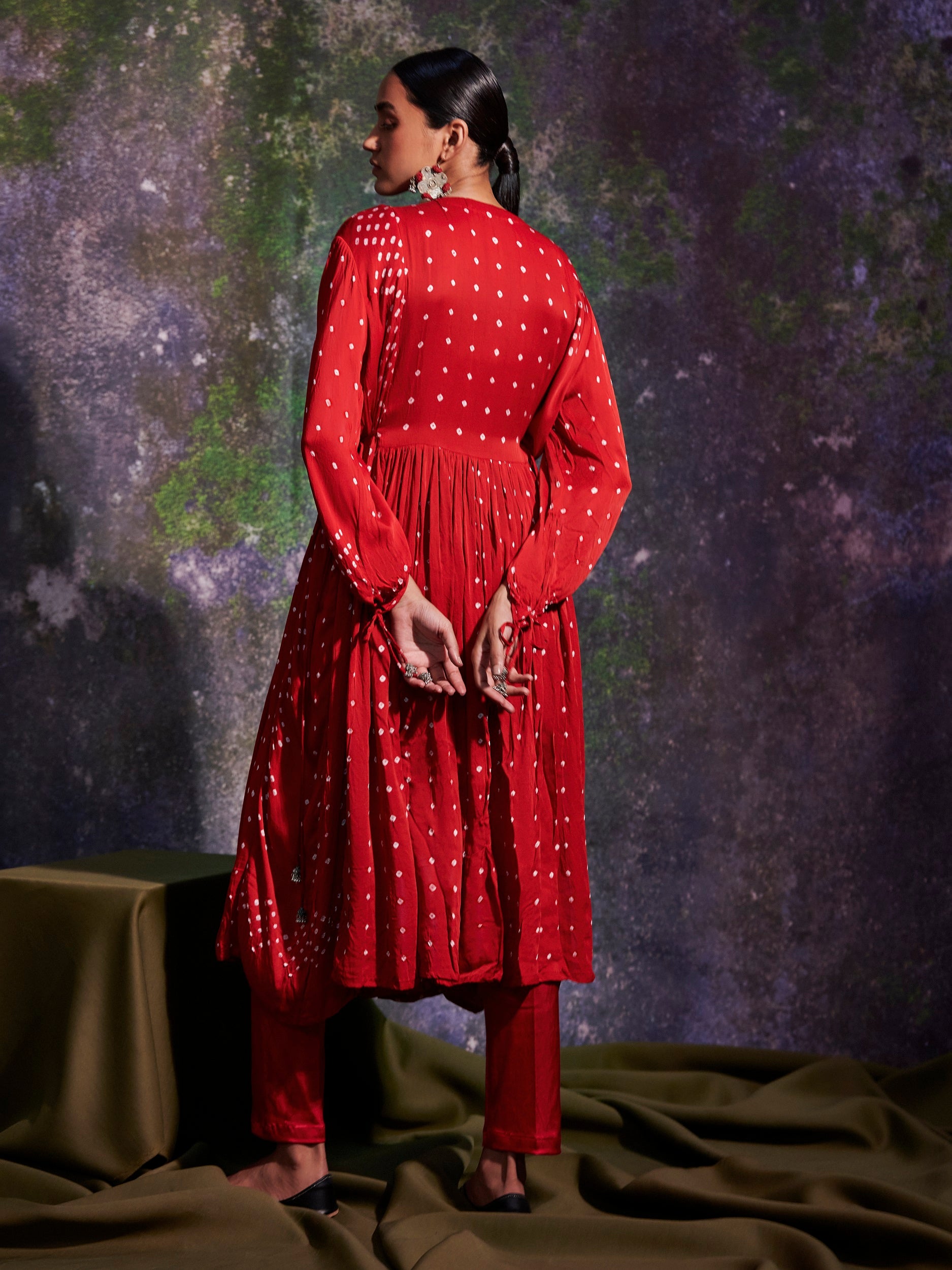 Vrinda - Red Tunic - 5elements