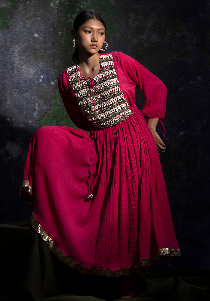 Akriti - Pink kurta Set - 5elements