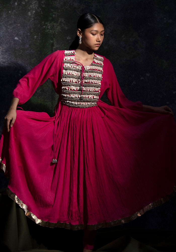 Akriti - Pink kurta Set - 5elements