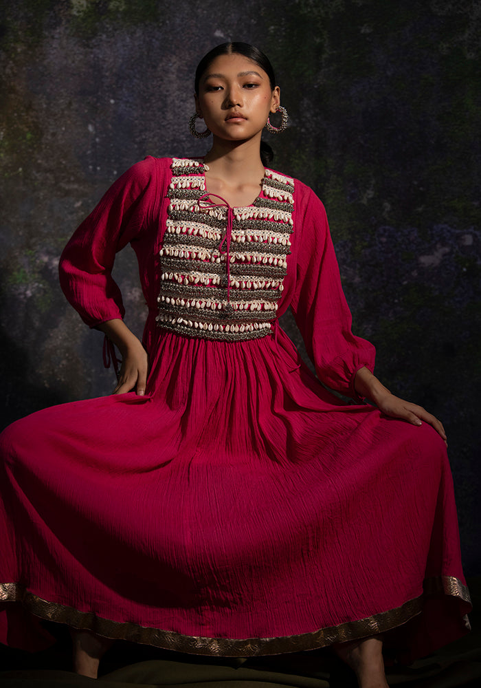 Akriti - Pink kurta Set - 5elements