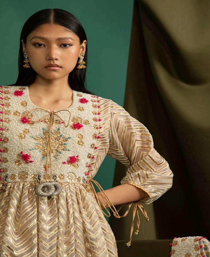Surya - Gold kurta Set - 5elements
