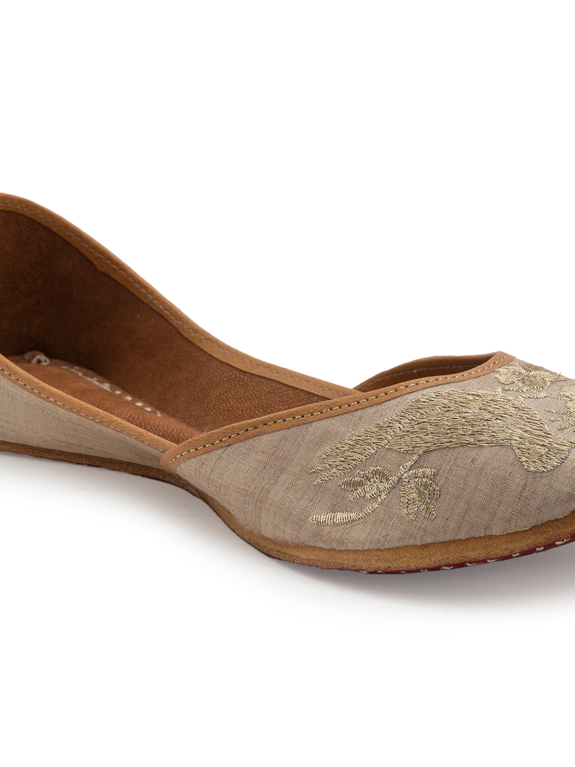 Mughal Bird - Beige (jutti) 5elements