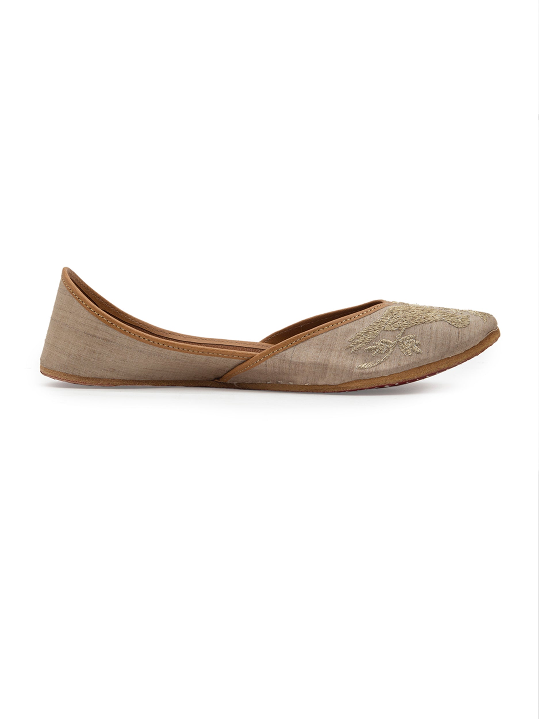 Mughal Bird - Beige (jutti) 5elements