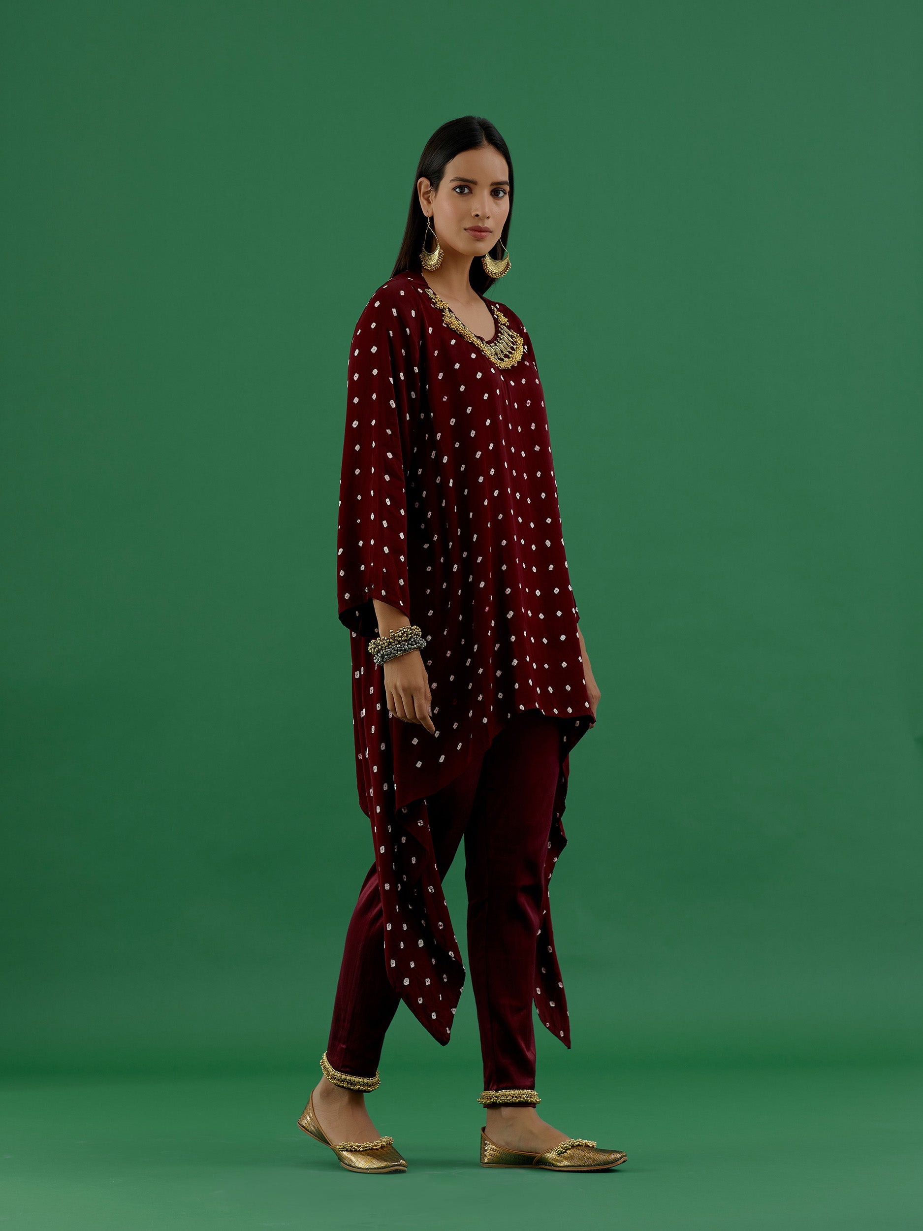 Vishakha - Maroon Top - 5elements