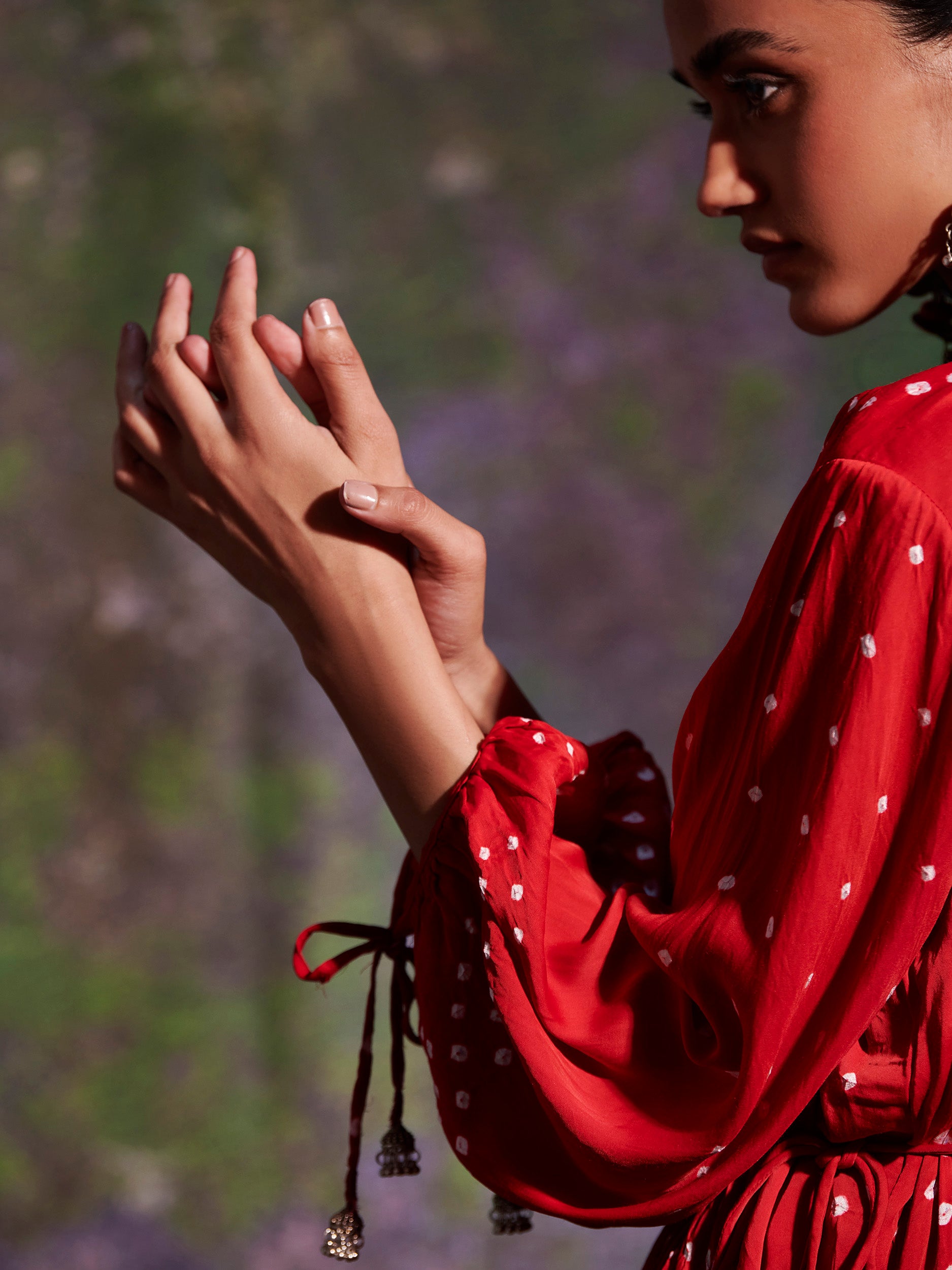 Vrinda - Red Set - 5elements