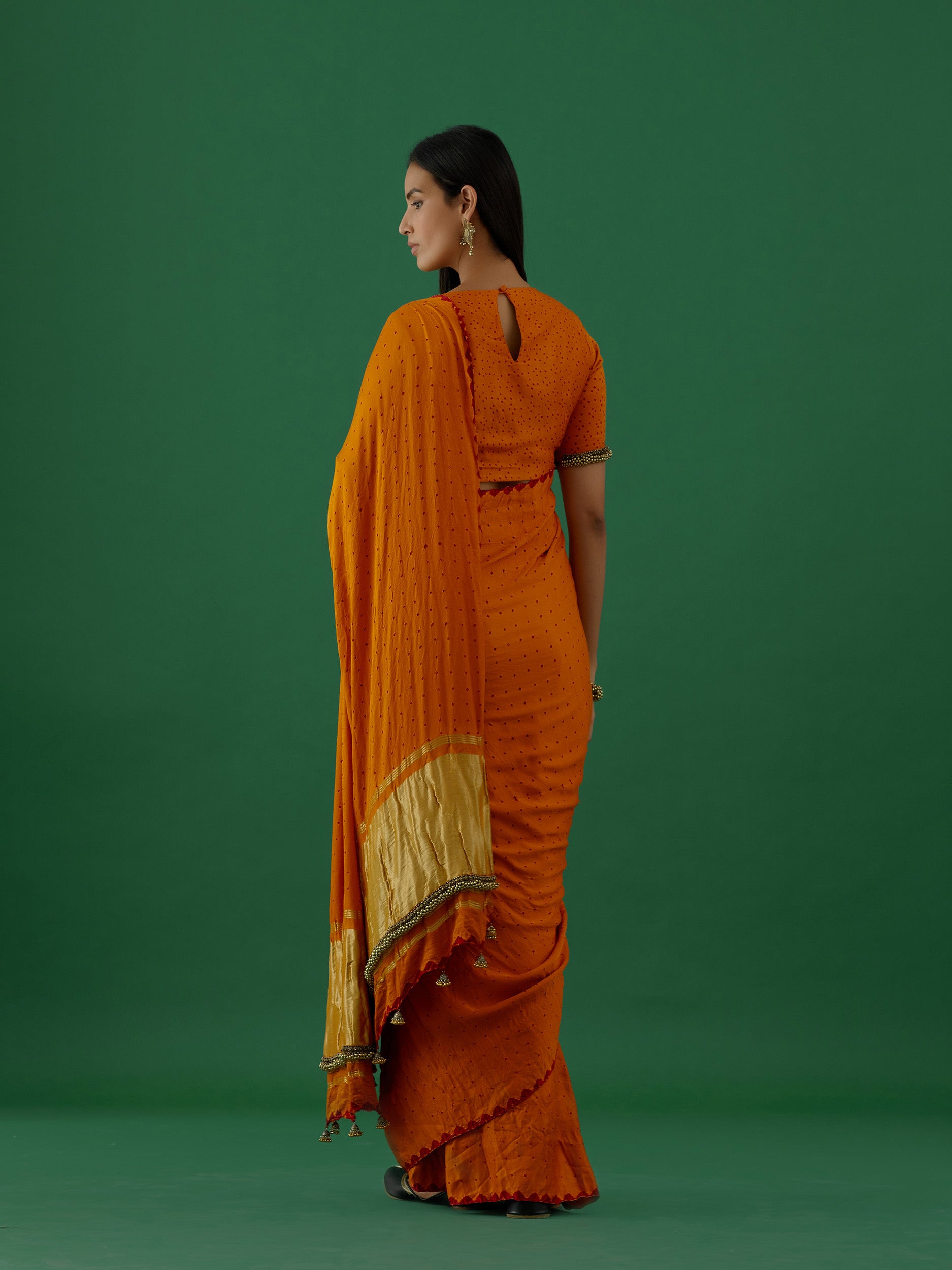Ambika - Mustard Saree - 5elements