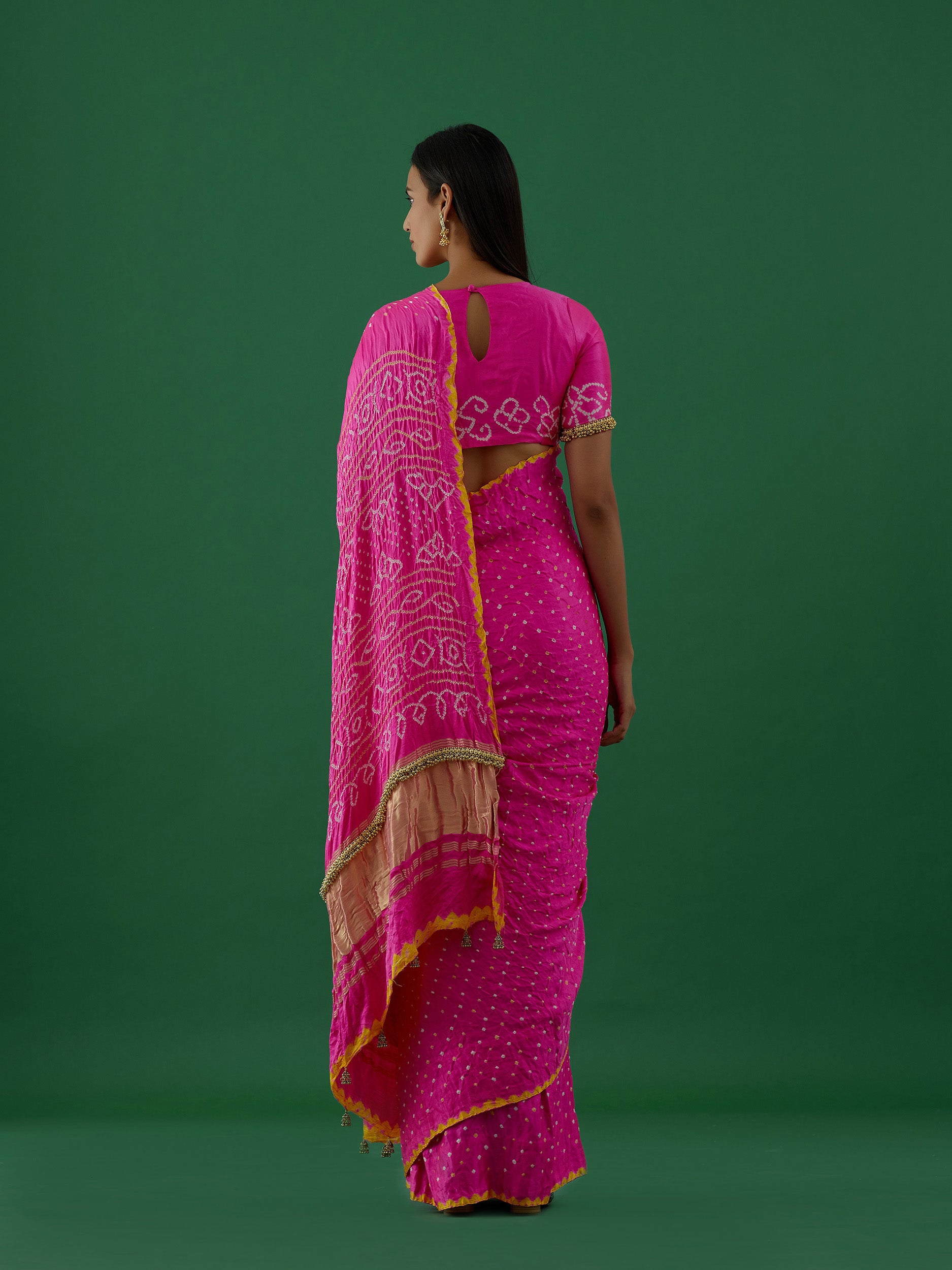 Ambika - Pink Saree - 5elements