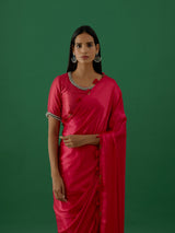 Karya - Pink Saree - 5elements