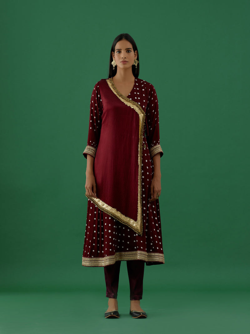 Shivya Maroon (Kurta Set)