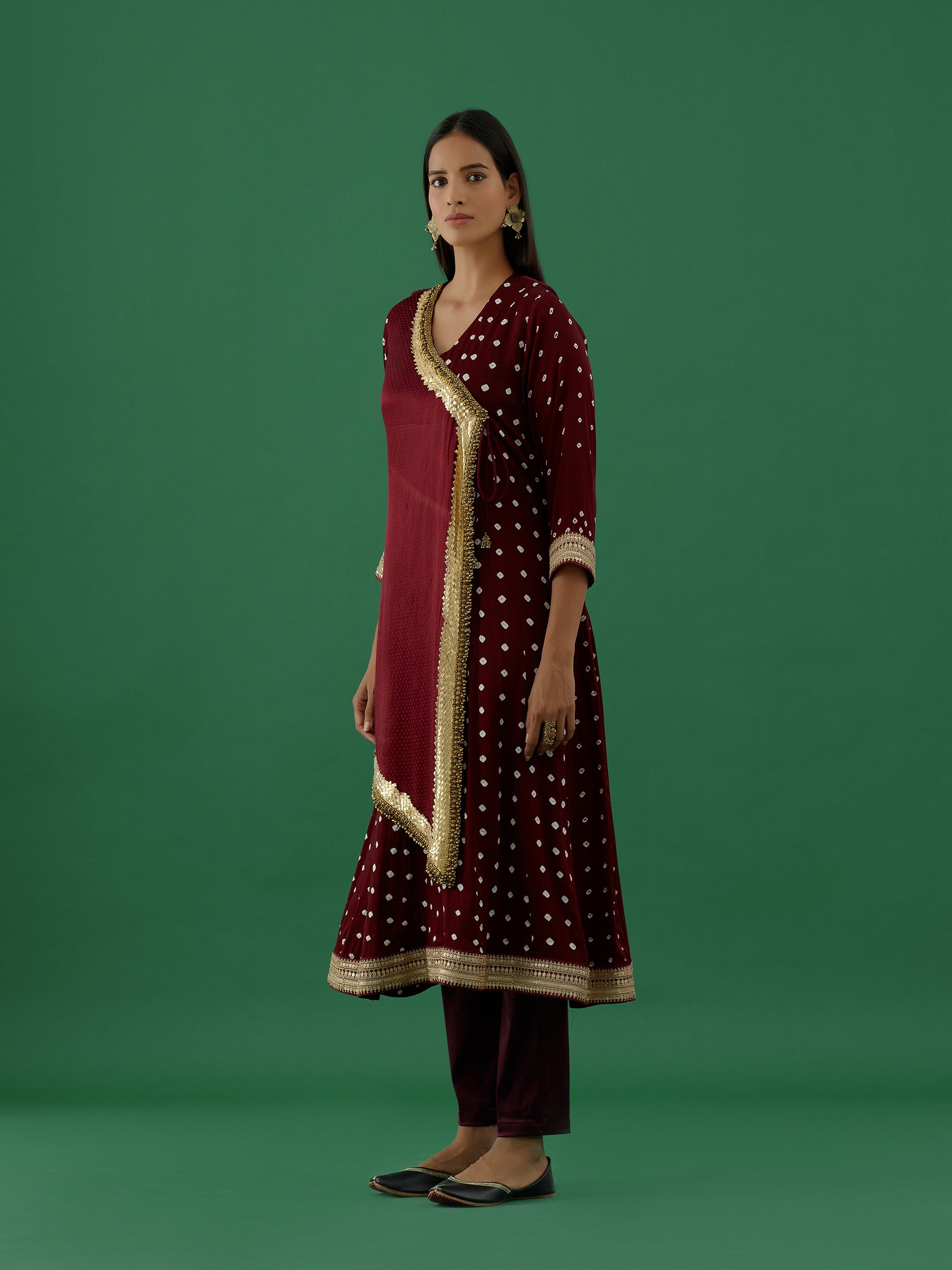 Shivya - Maroon kurta Set - 5elements