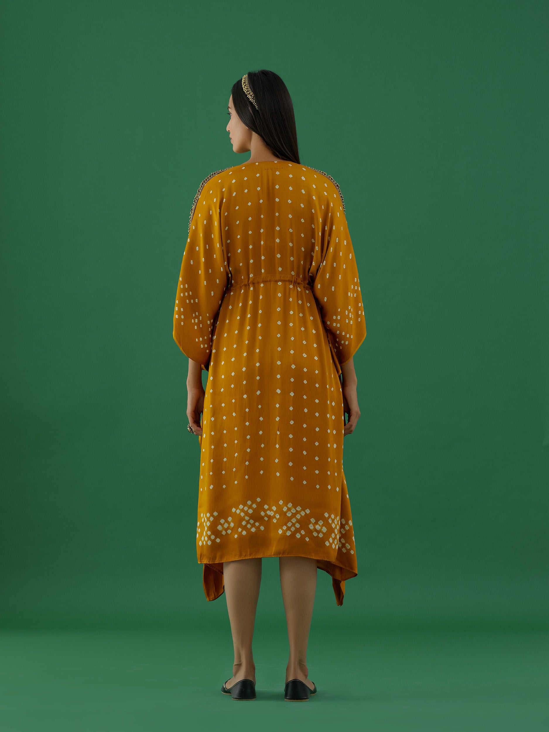 Indulekha - Mustard (kaftan) - 5elements