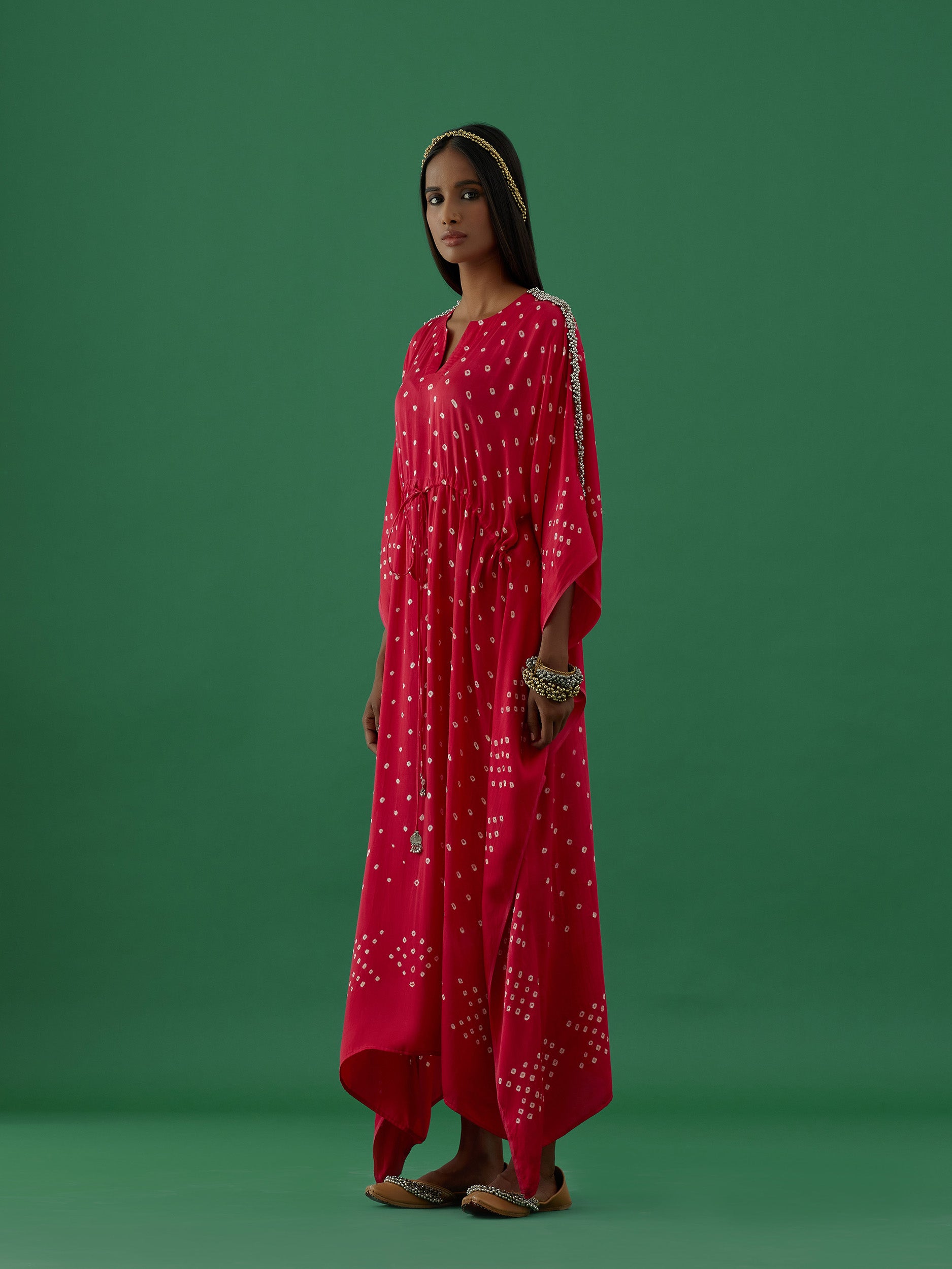 Indulekha - Pink (kaftan) - 5elements