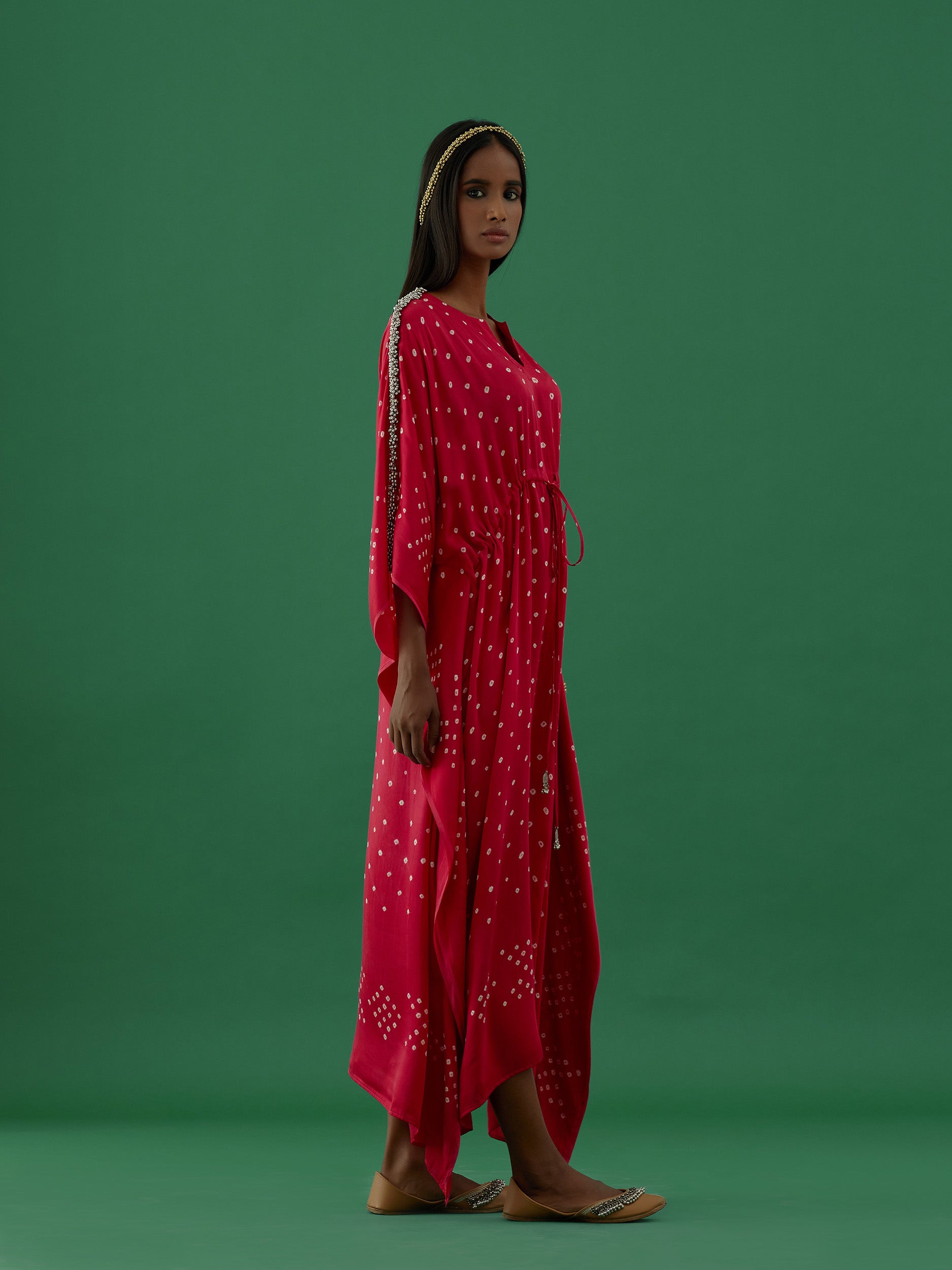 Indulekha - Pink (kaftan) - 5elements