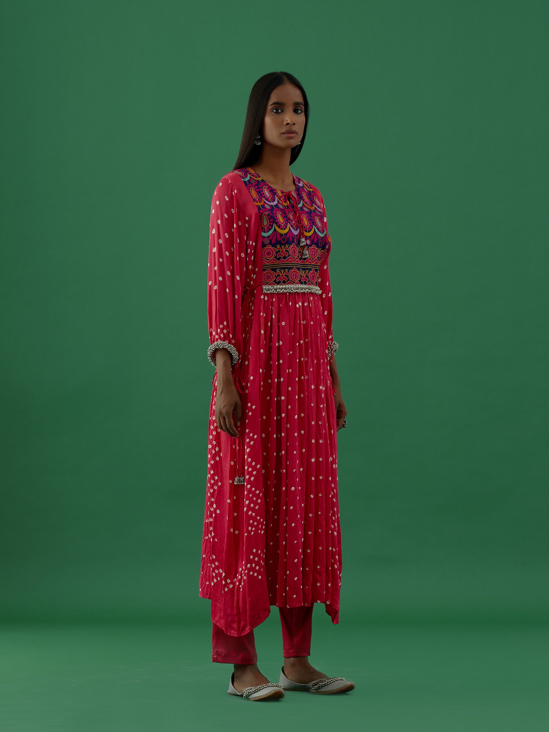 Tungavidya - Pink kurta Set - 5elements