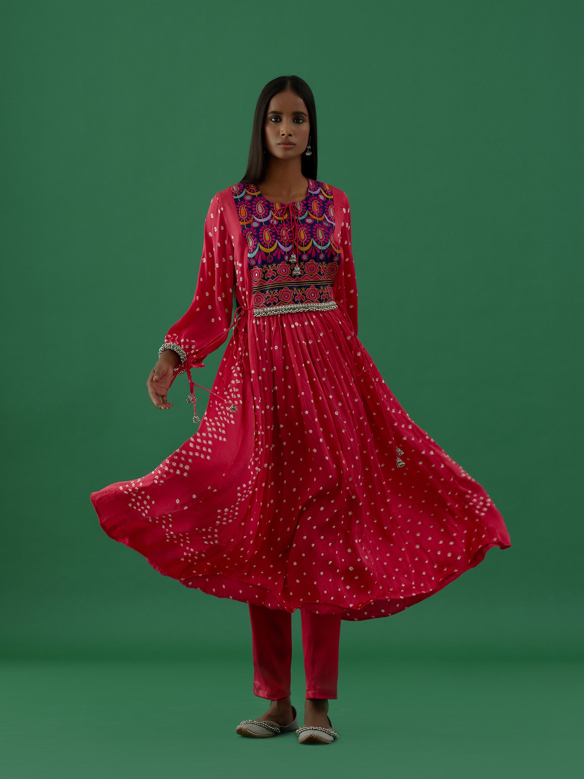 Tungavidya - Pink kurta Set - 5elements
