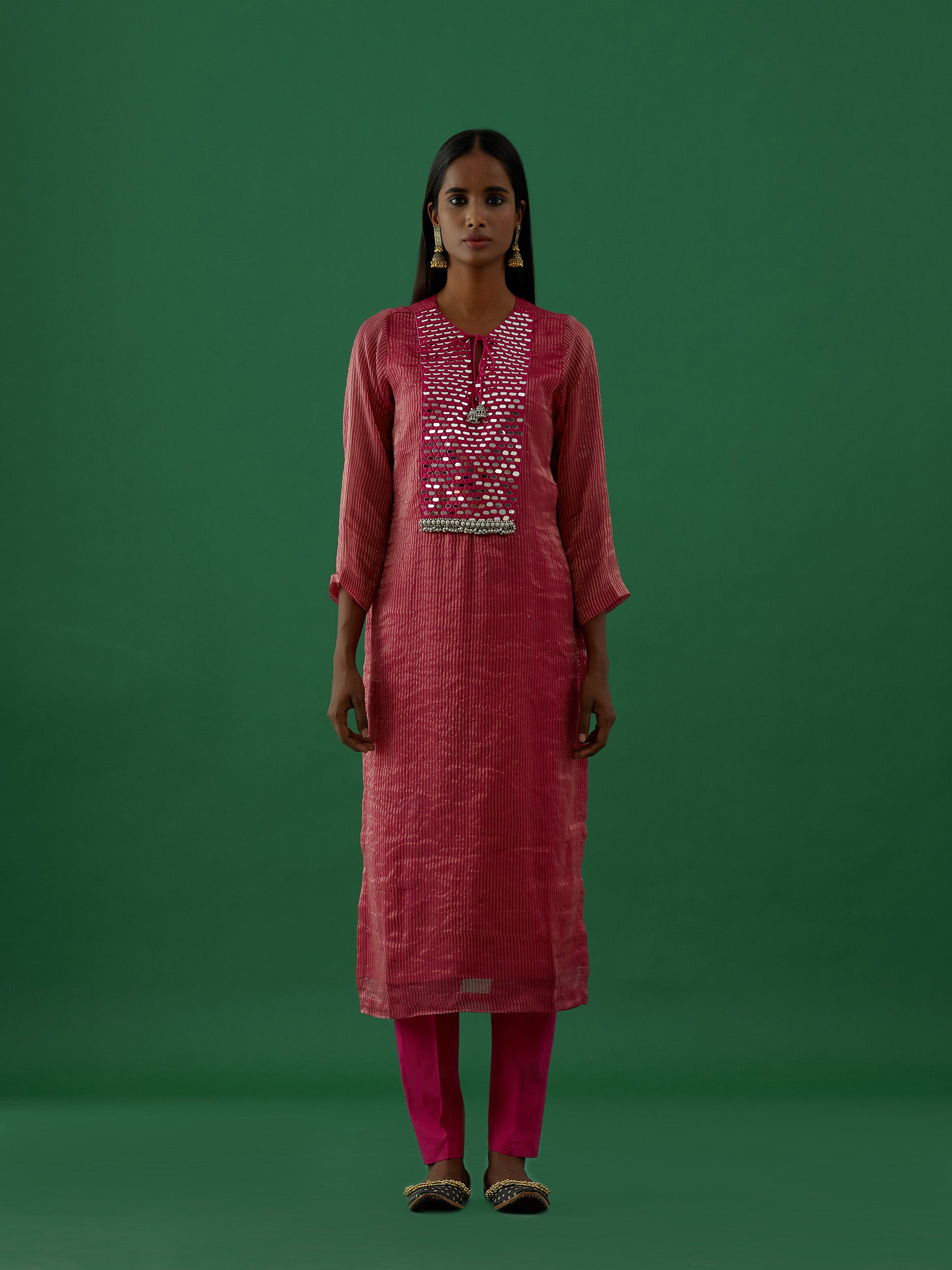 Kiara - Fushia kurta Set - 5elements