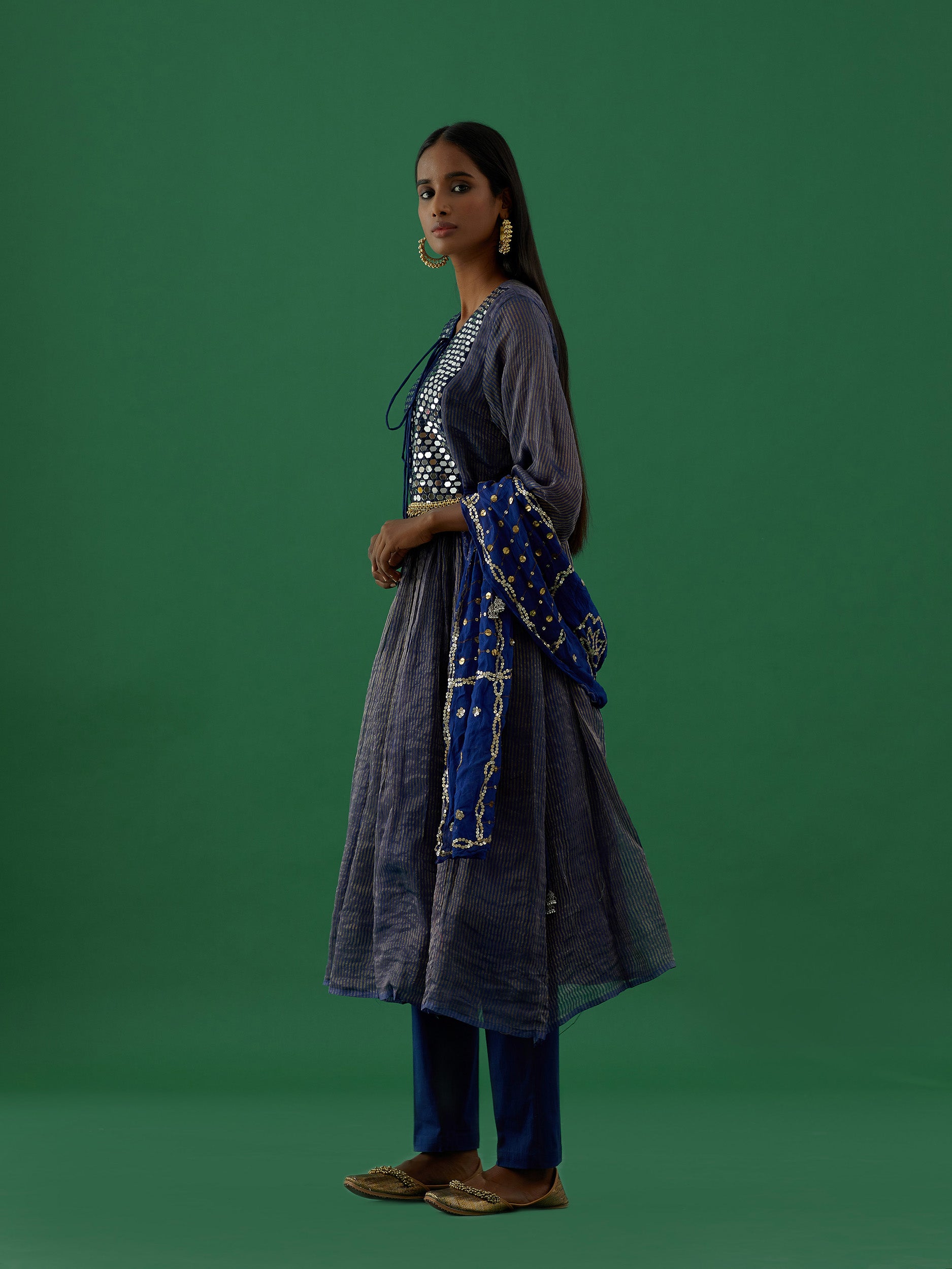 Gopika - Blue kurta Set -5elements