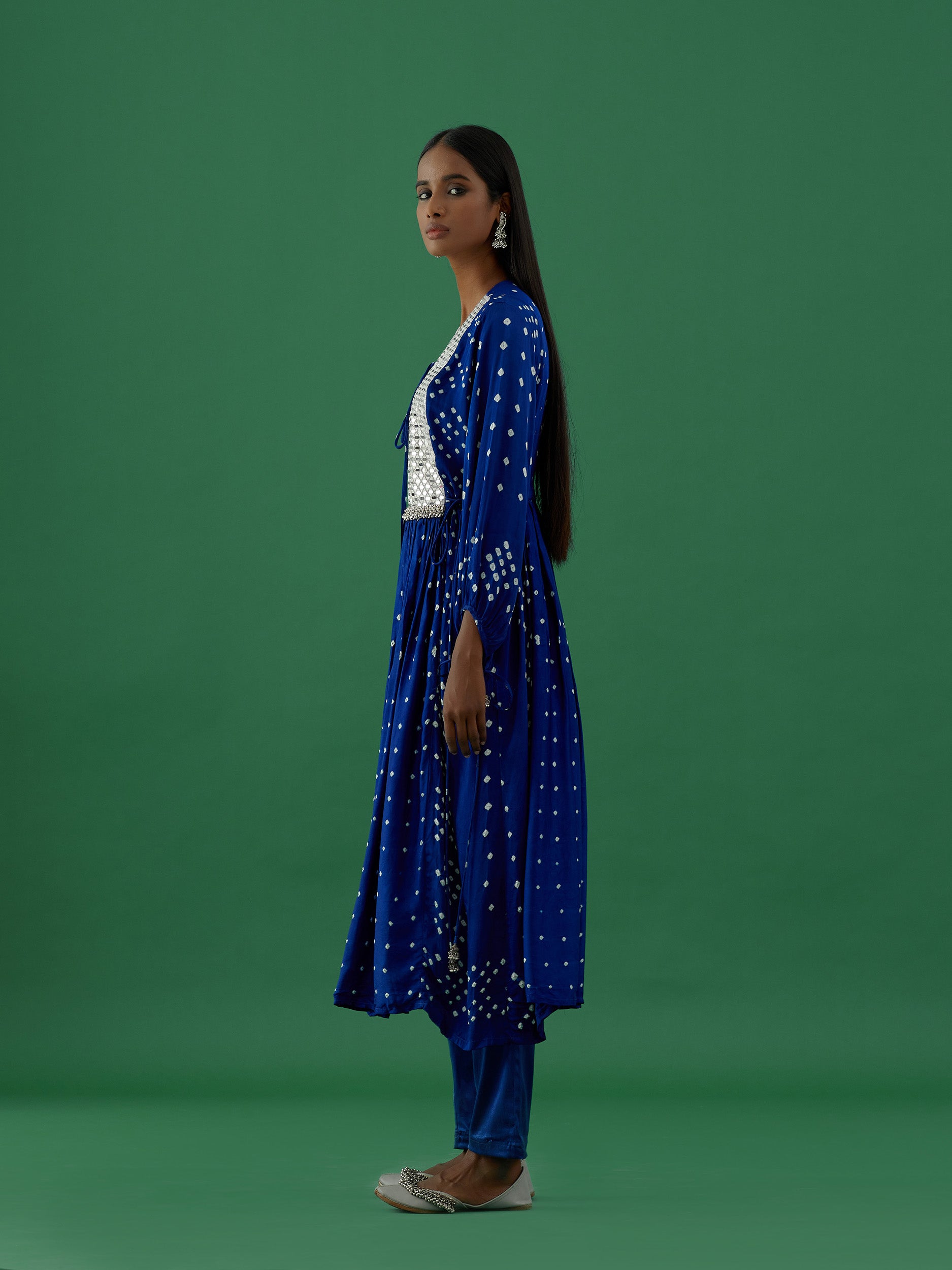 Vrinda - Blue kurta Set - 5elements
