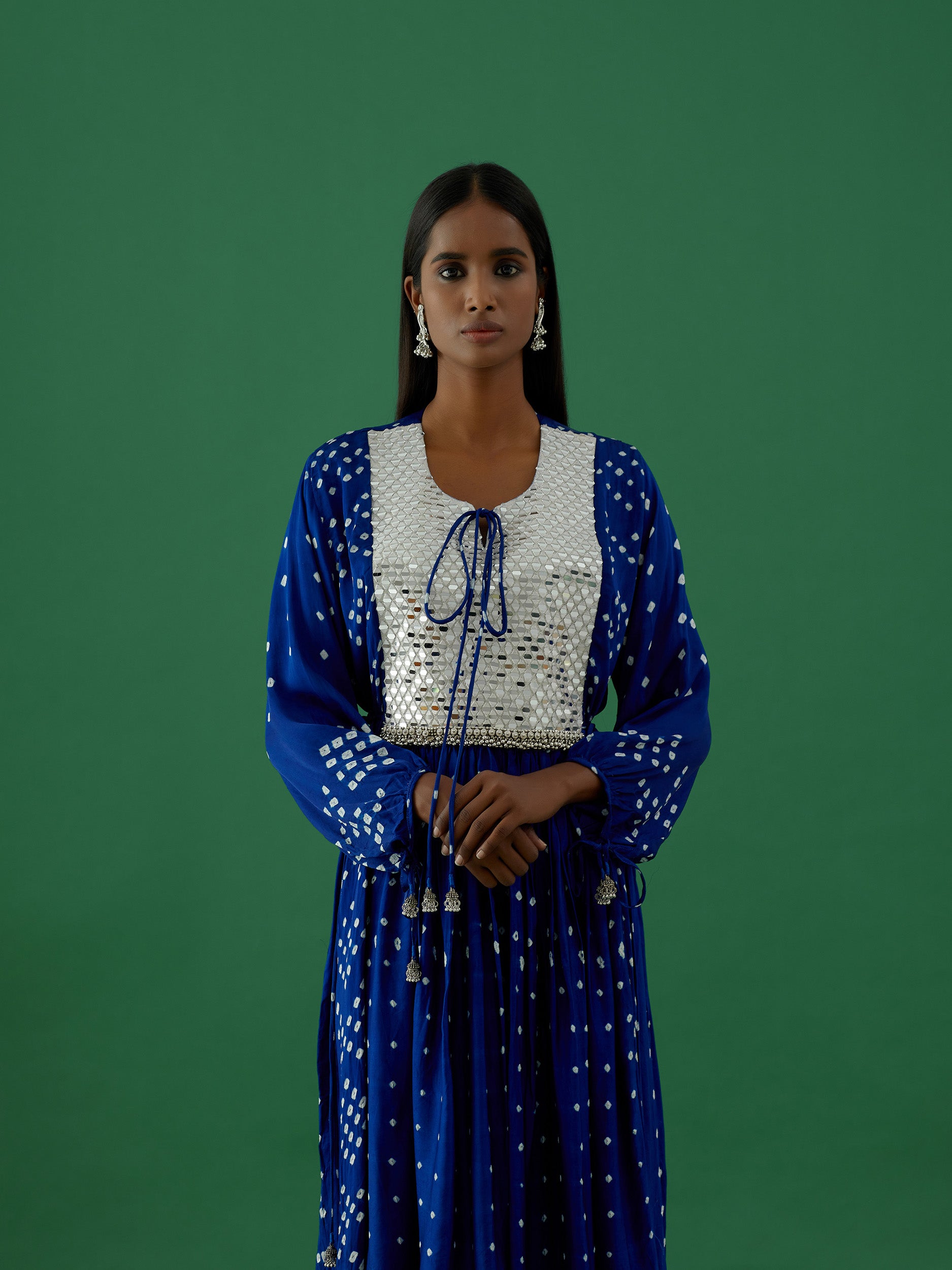 Vrinda - Blue kurta Set - 5elements