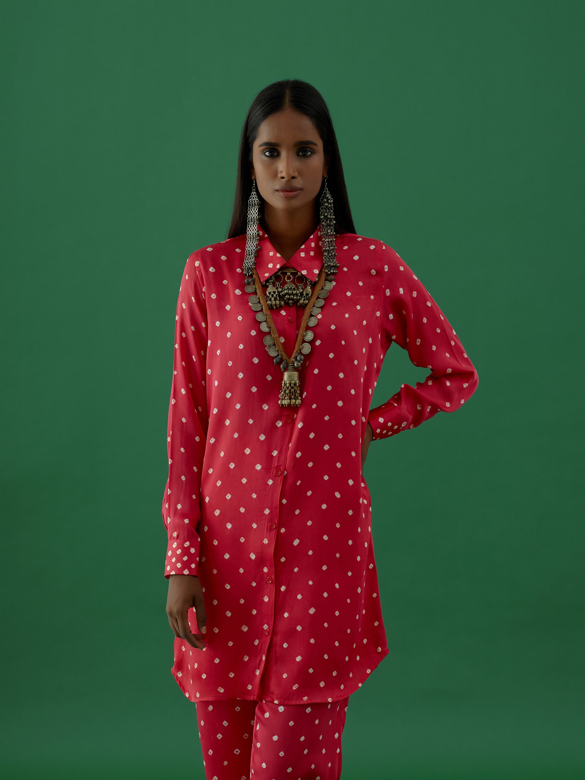 Apurva - Pink Co-ords Set - 5elements