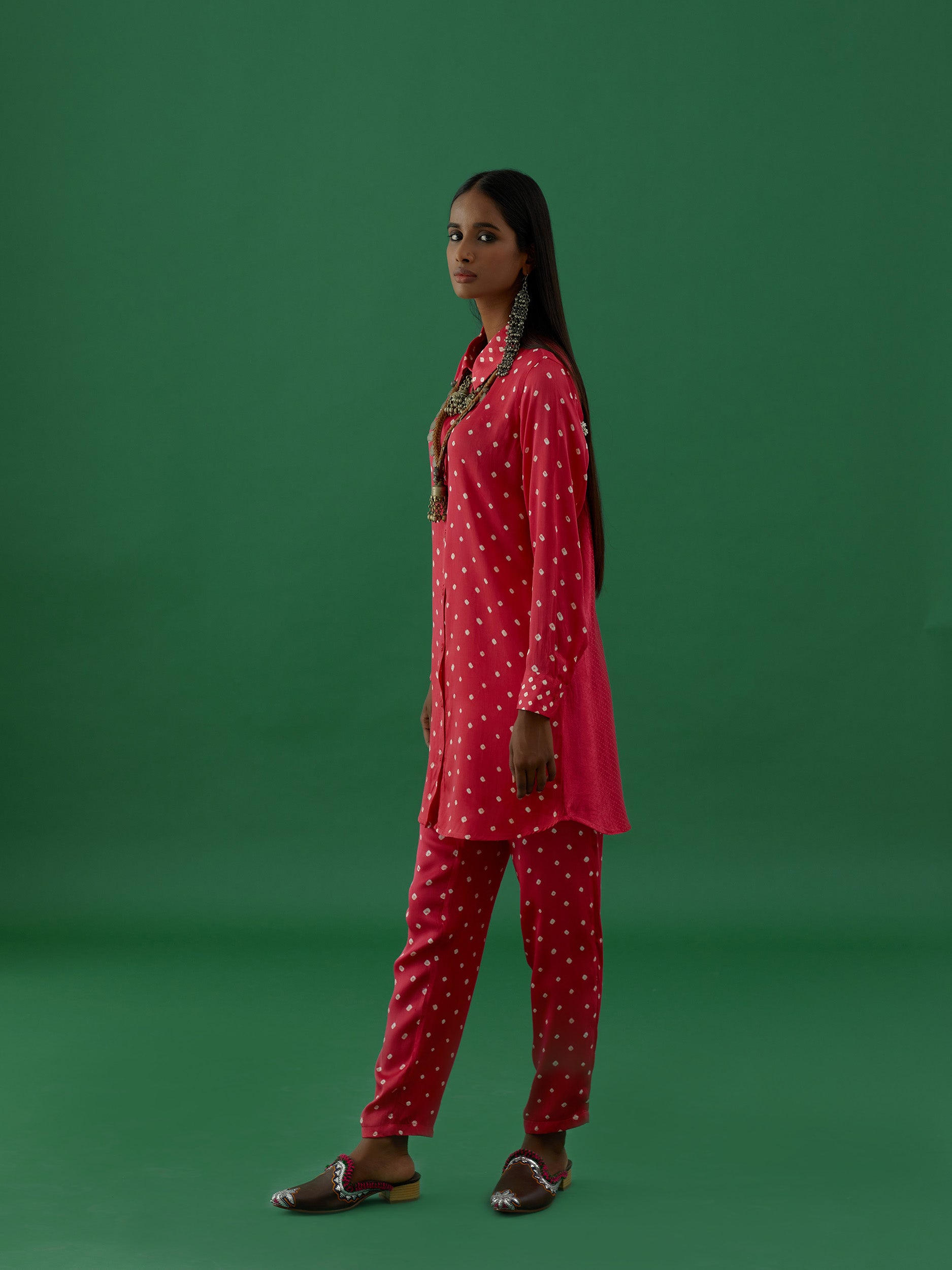 Apurva - Pink Co-ords Set - 5elements
