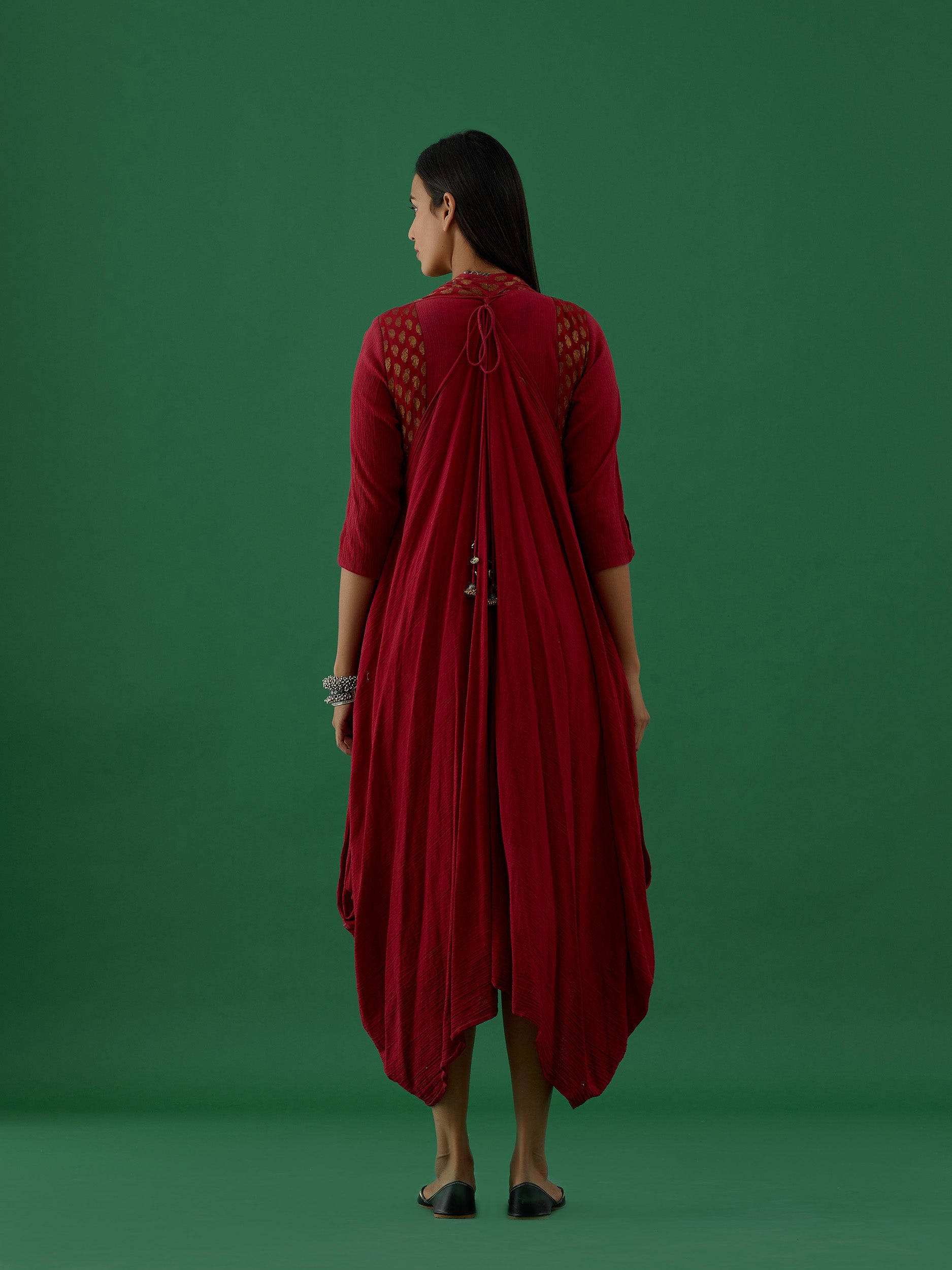 Prema Maroon Jacket - 5elements