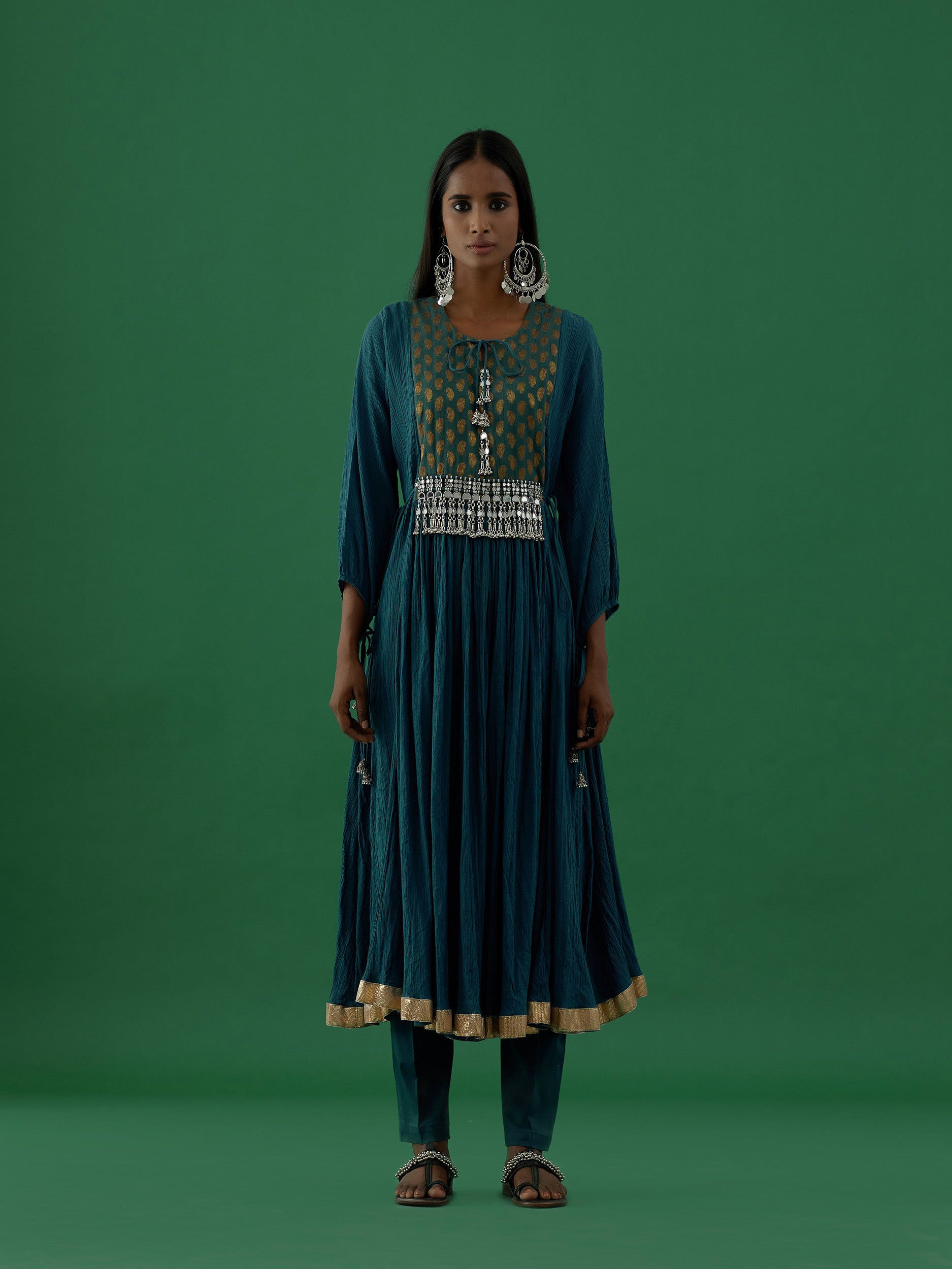 Adhira - Blue kurta Set - 5elements