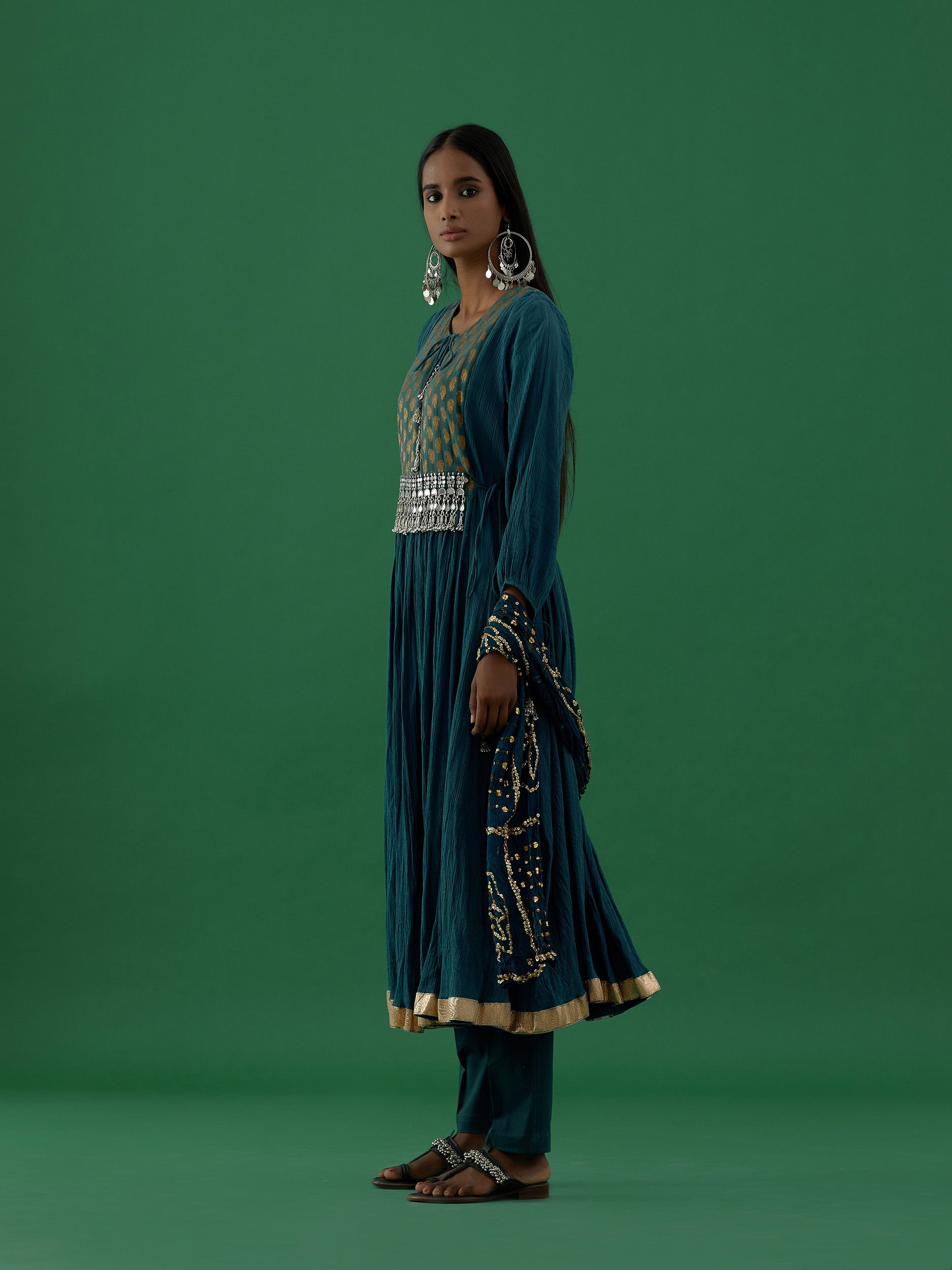 Adhira - Blue kurta Set - 5elements