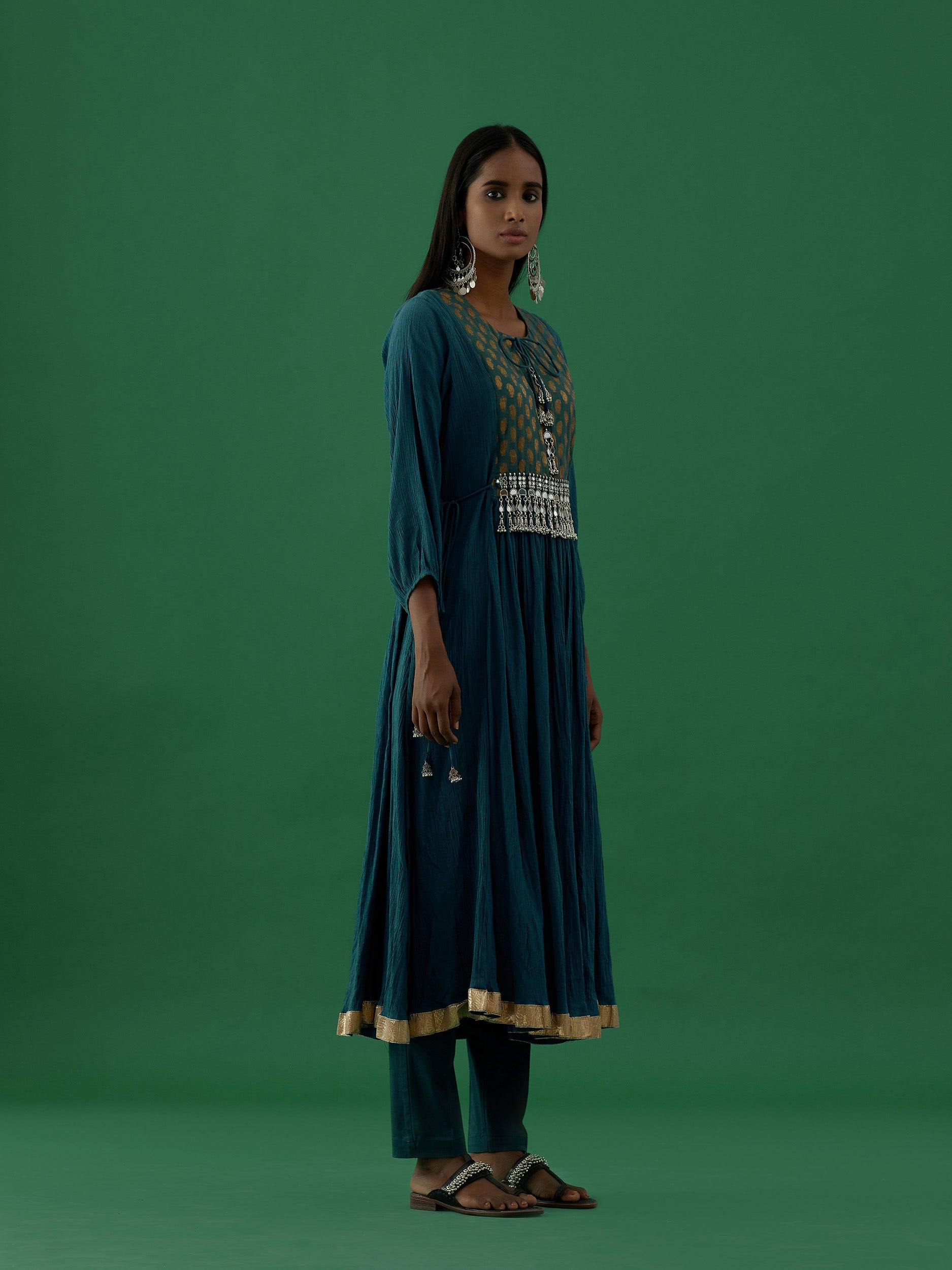 Adhira - Blue kurta Set - 5elements