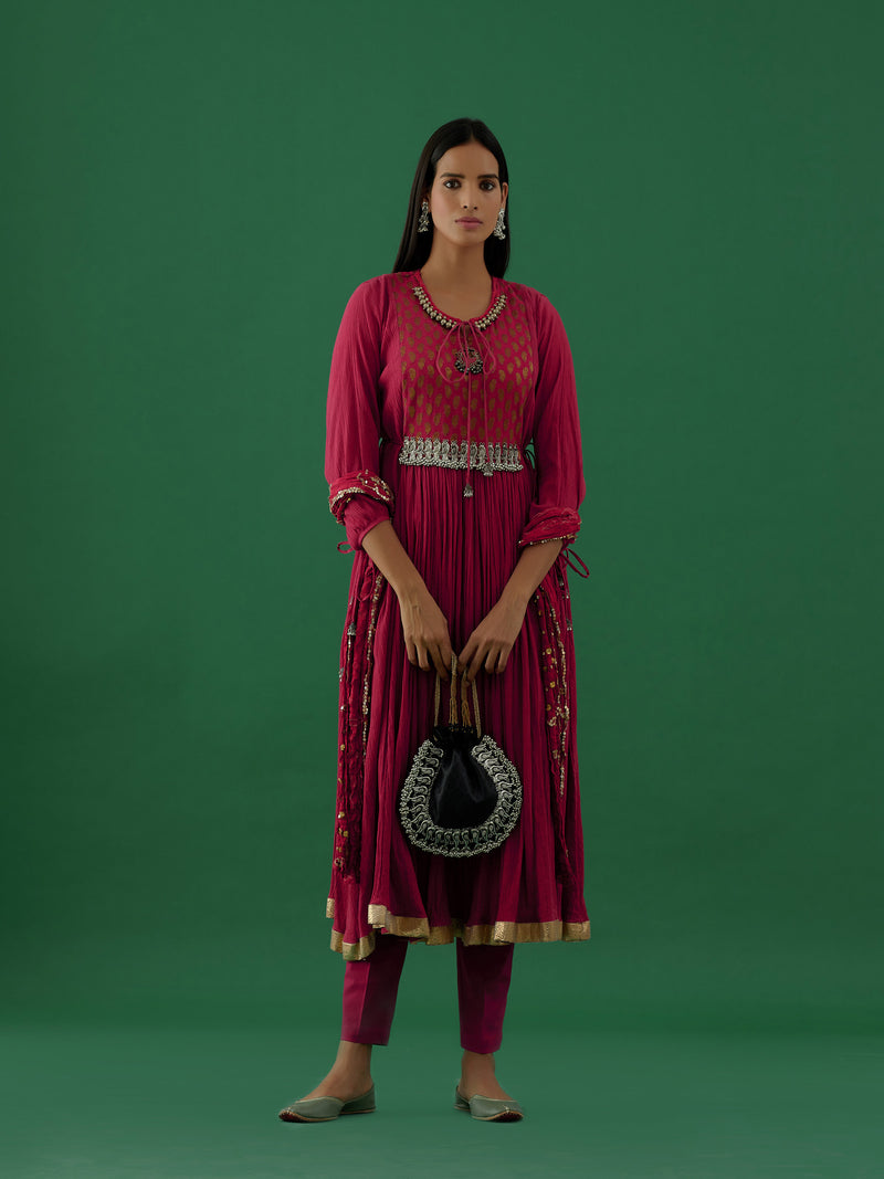 Adhira Red (Kurta Set)