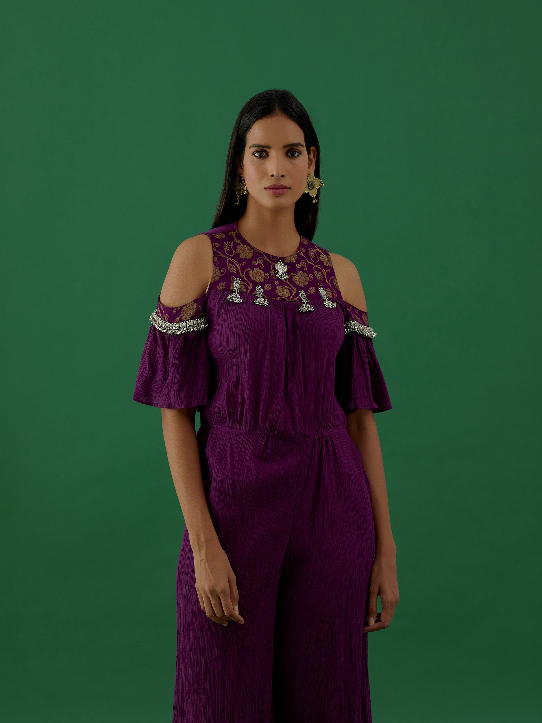 Aparajita - Purple (Jumpsuit) - 5elements