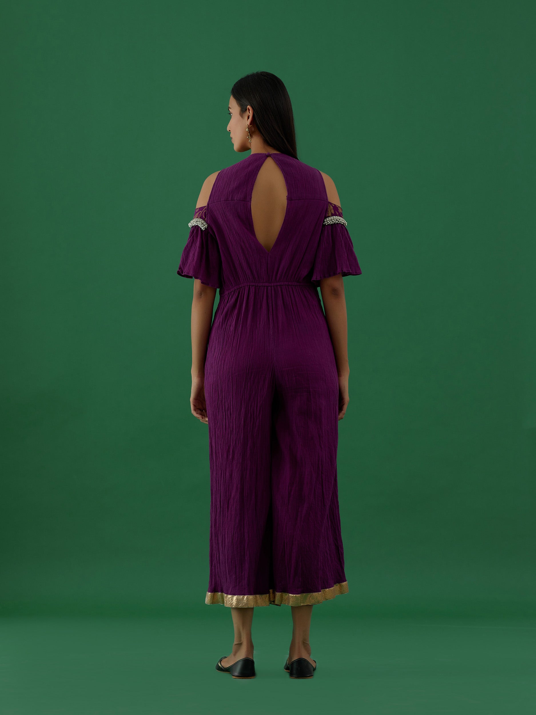 Aparajita - Purple (Jumpsuit) - 5elements