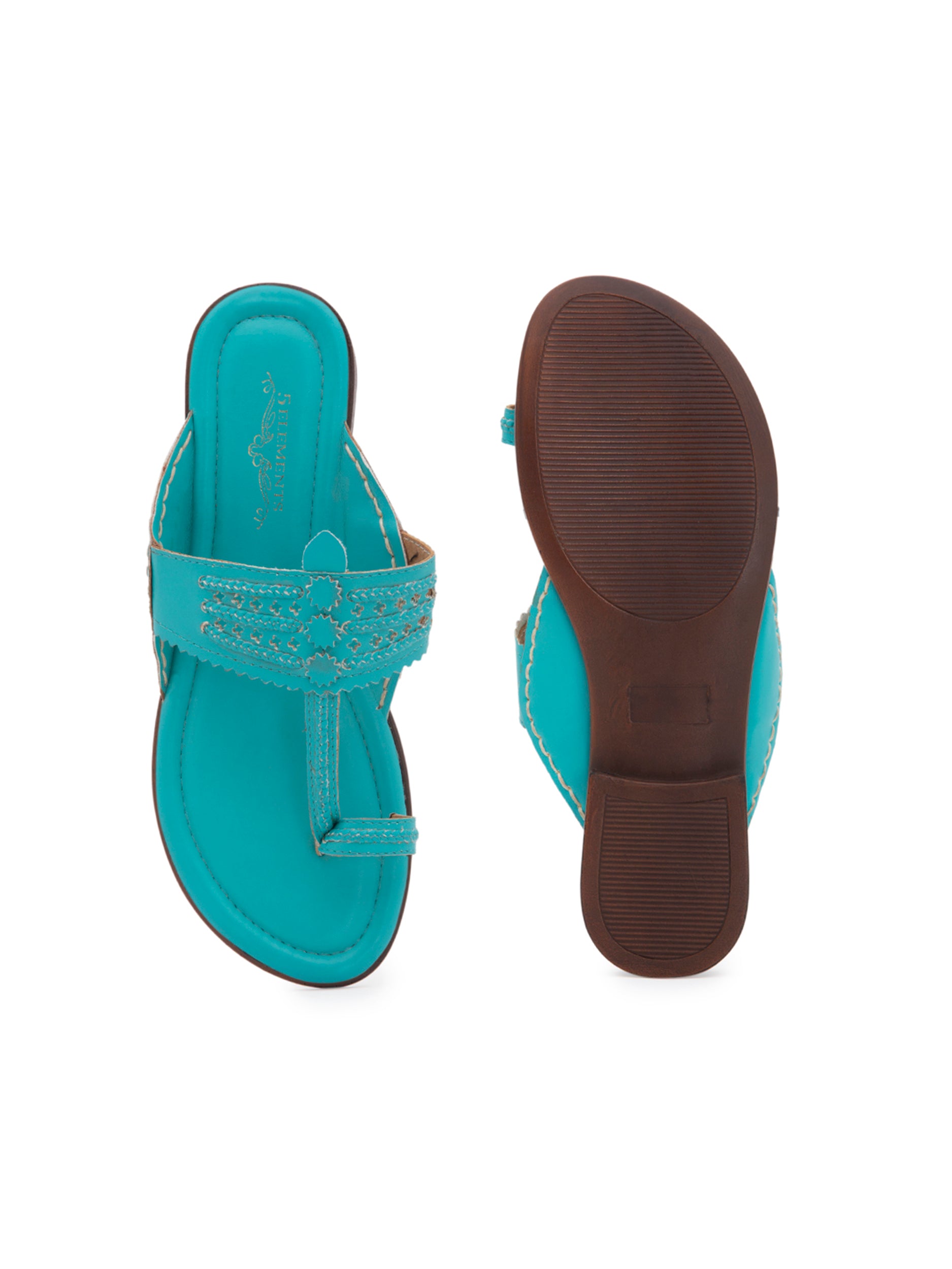 Classic Turqouise (kolhapuri for women) 5elements