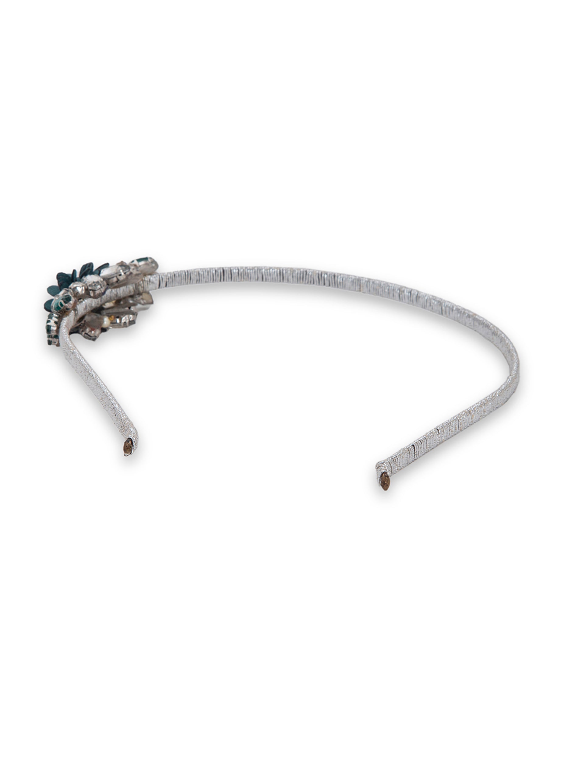 Floral With Kundan Studded Hairband - 5elements