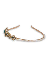 Self Design Kundan Studded Hairband - 5elements