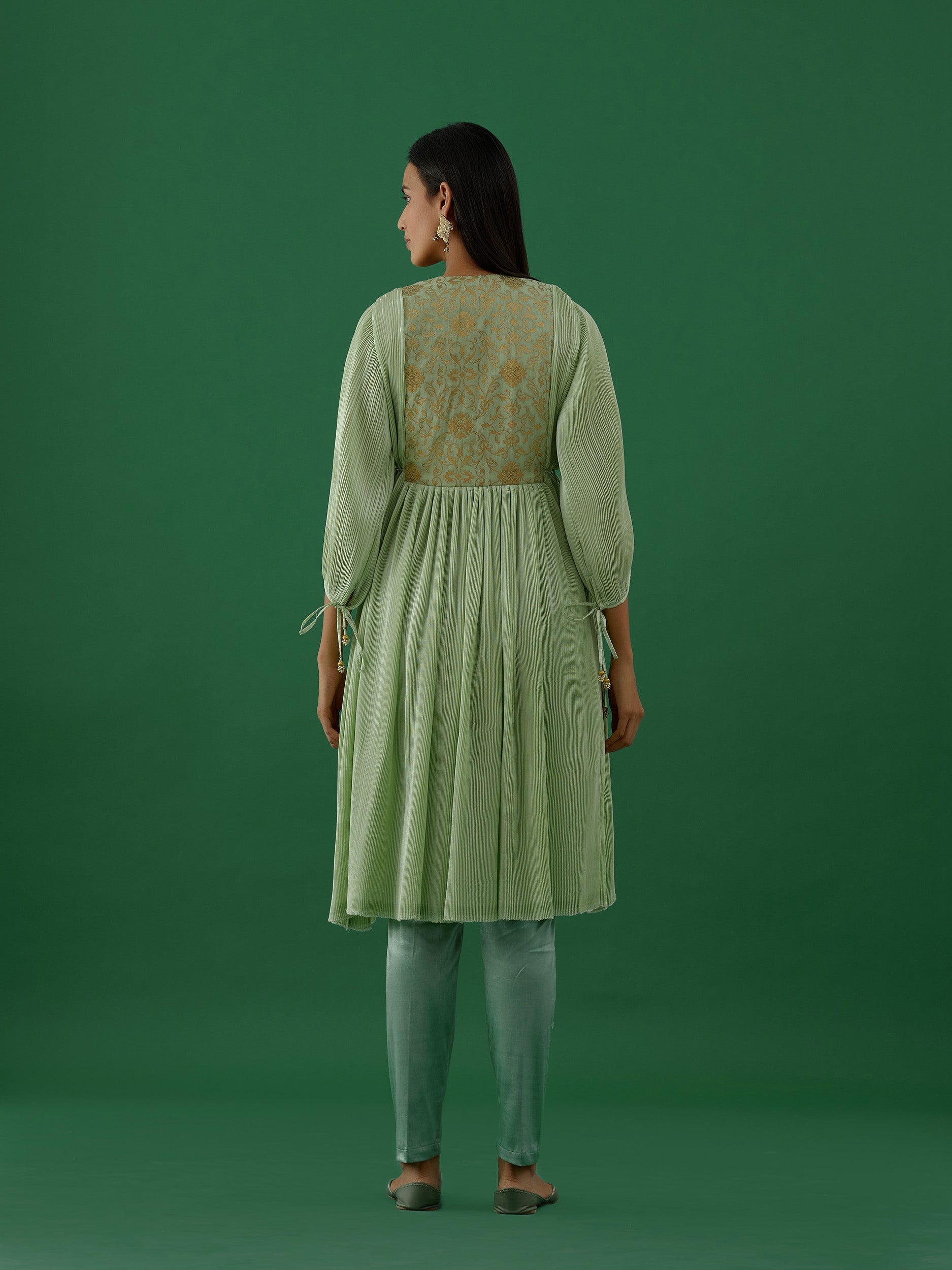 Trishika - Mint kurta Set - 5elements