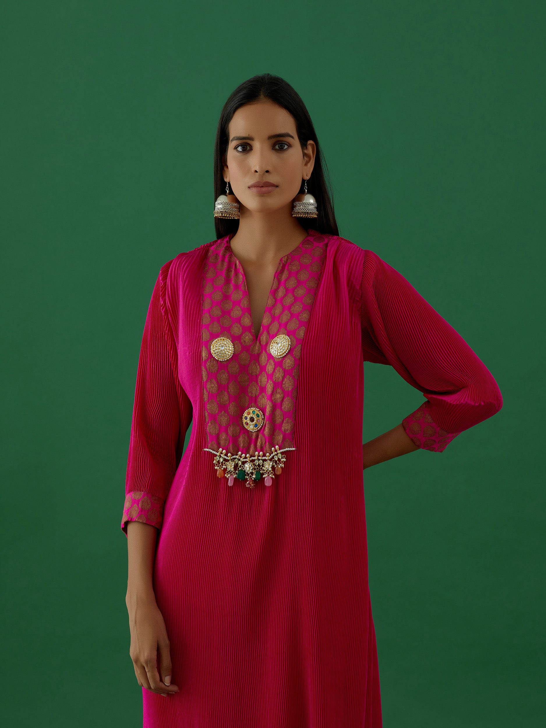 Ditya - Hot Pink Tunic - 5elements