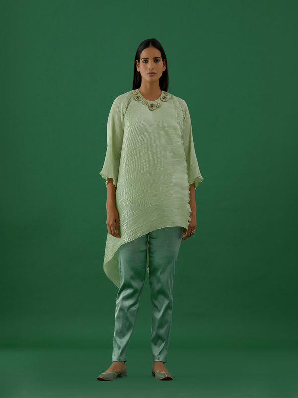 Mint Embellished Tunic Set - 5elements